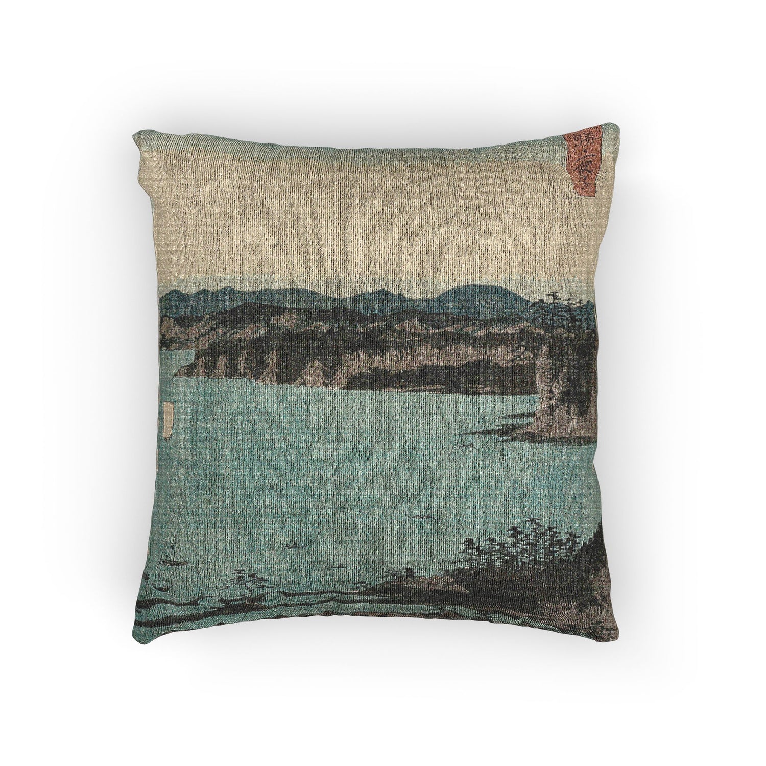 Full Moon on Kanazawa - Utagawa Hiroshige Pillow