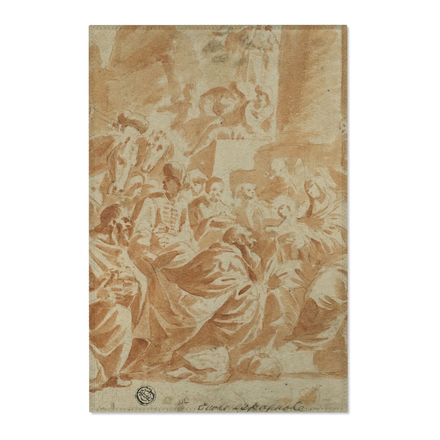 Adoration of the Magi - Peter Paul Rubens Area Rug
