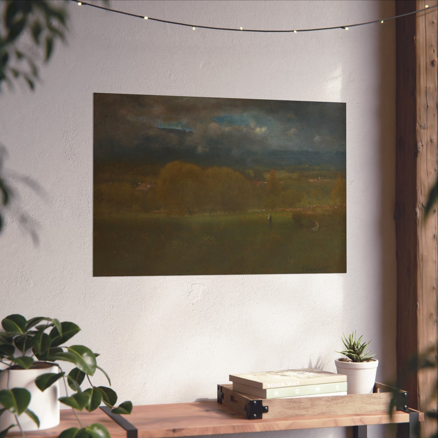Sunlit Valley - George Inness Fine Art Poster