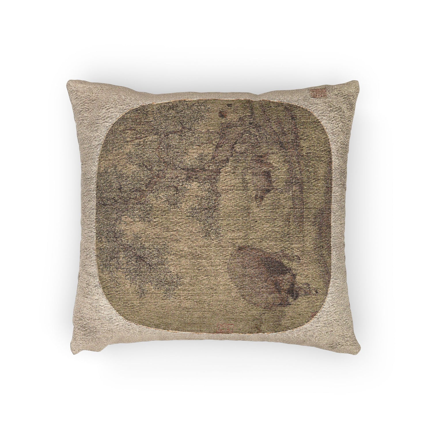 Almohada hombre búfalo y becerro