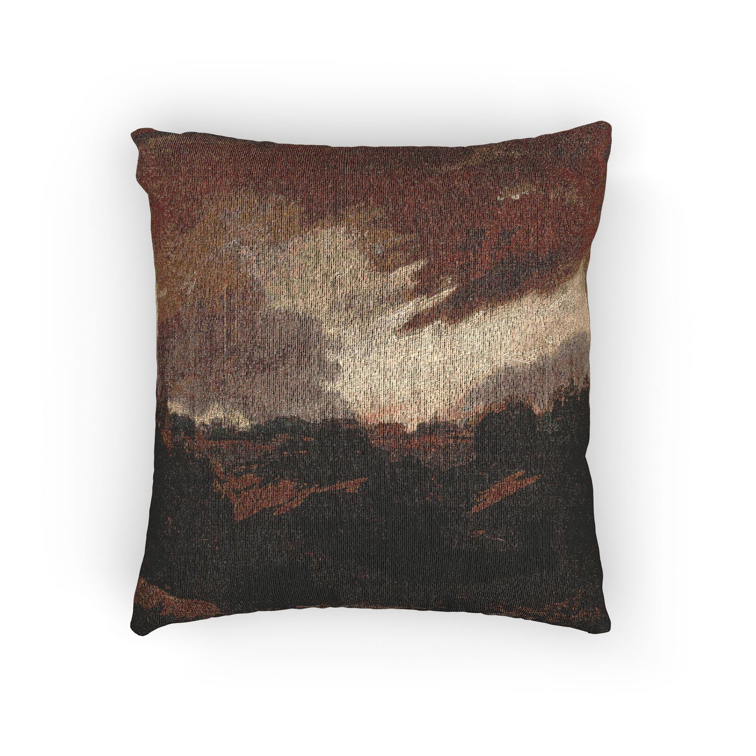 Style of John Constable - Hampstead, Stormy Sky | Woven Pillow