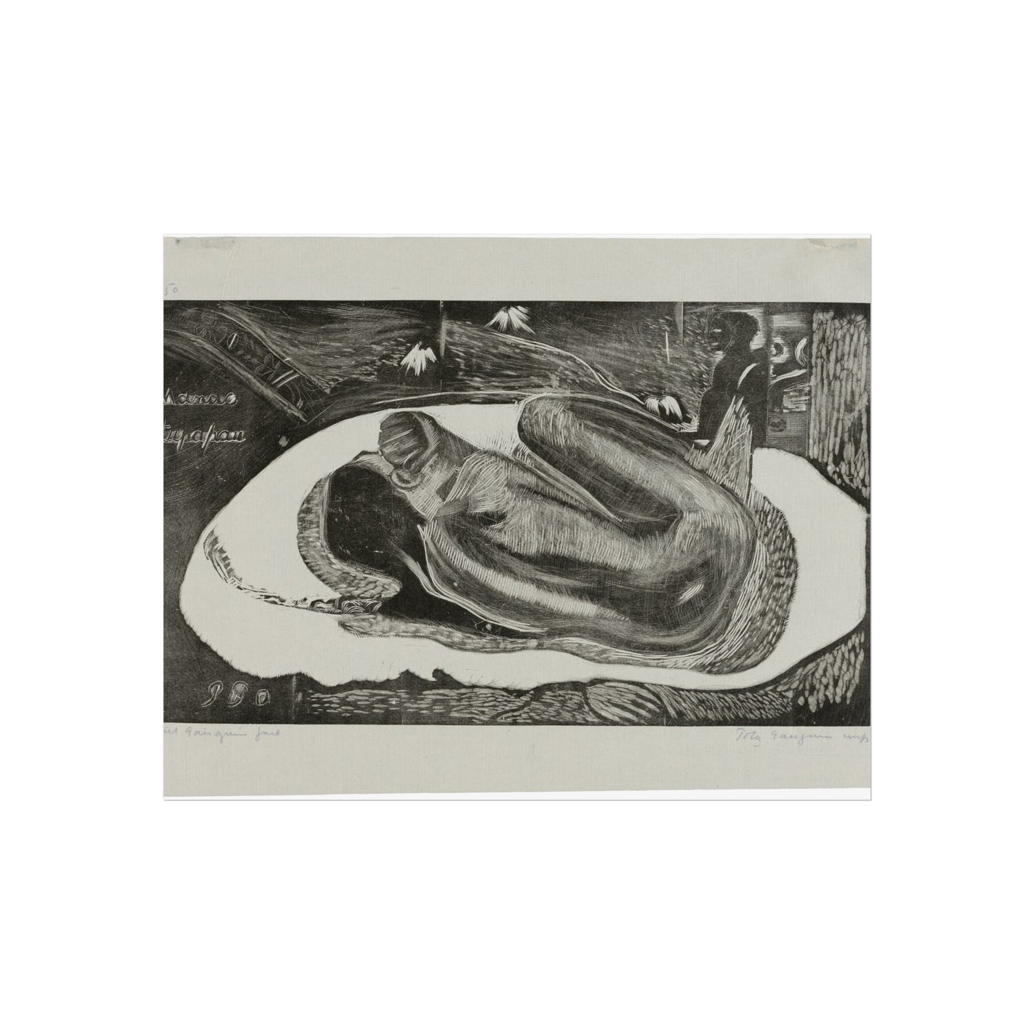 Paul Gauguin - Manao tupapau (She Thinks of the Ghost or The Ghost Thinks of Her), from the Noa Noa Suite | Fine Art Poster
