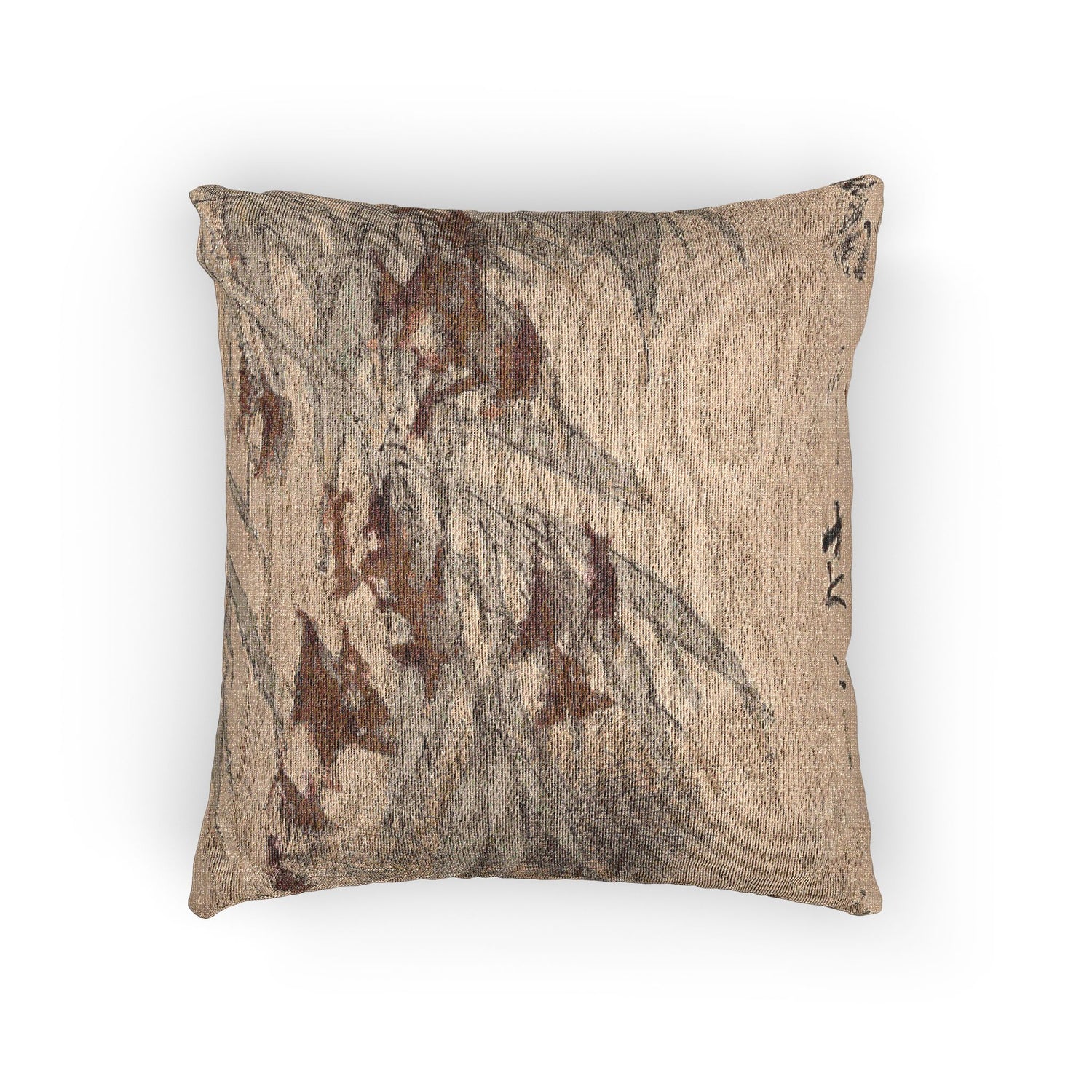 037_bamboo-and-squirrel | Woven Pillow - MAIA HOMES