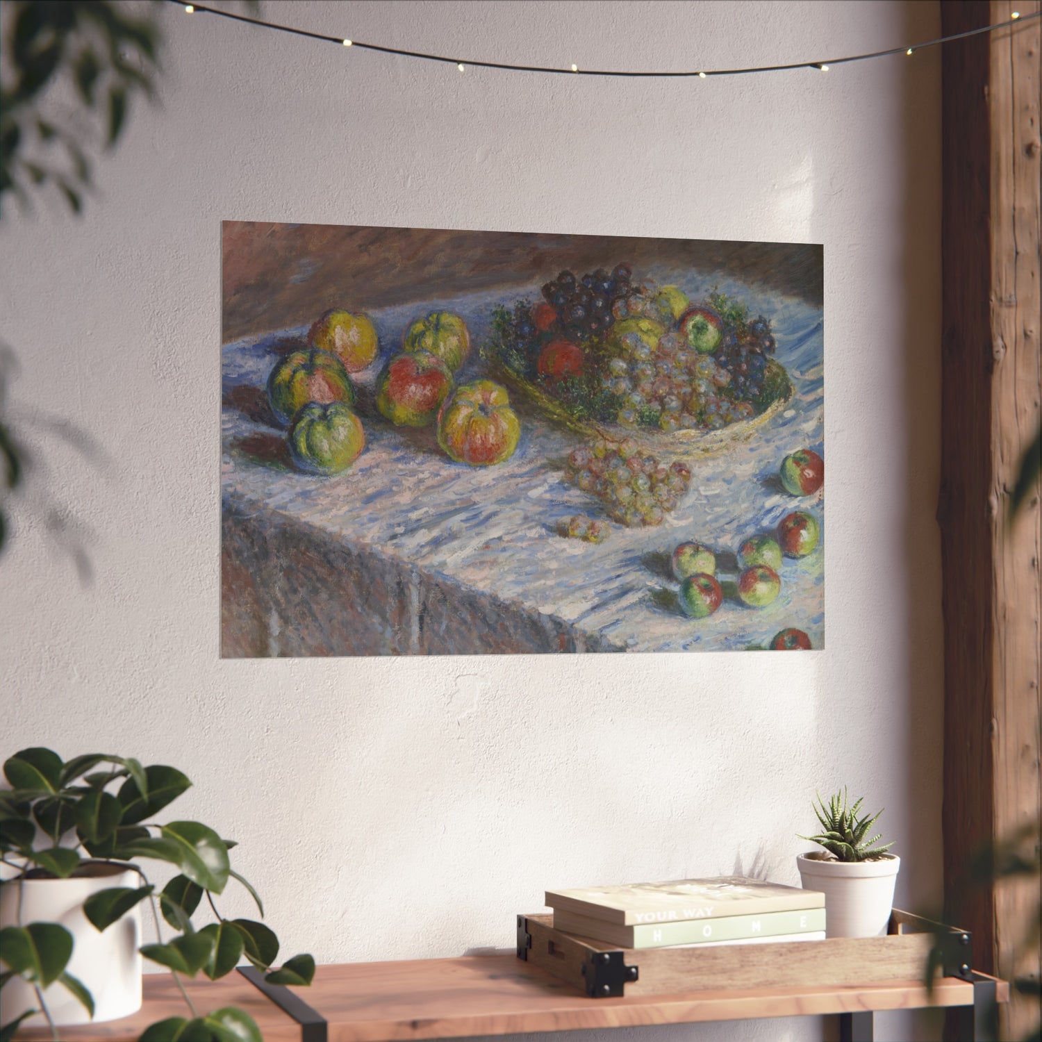 Apples and Grapes - Claude Monet Fine Art Poster