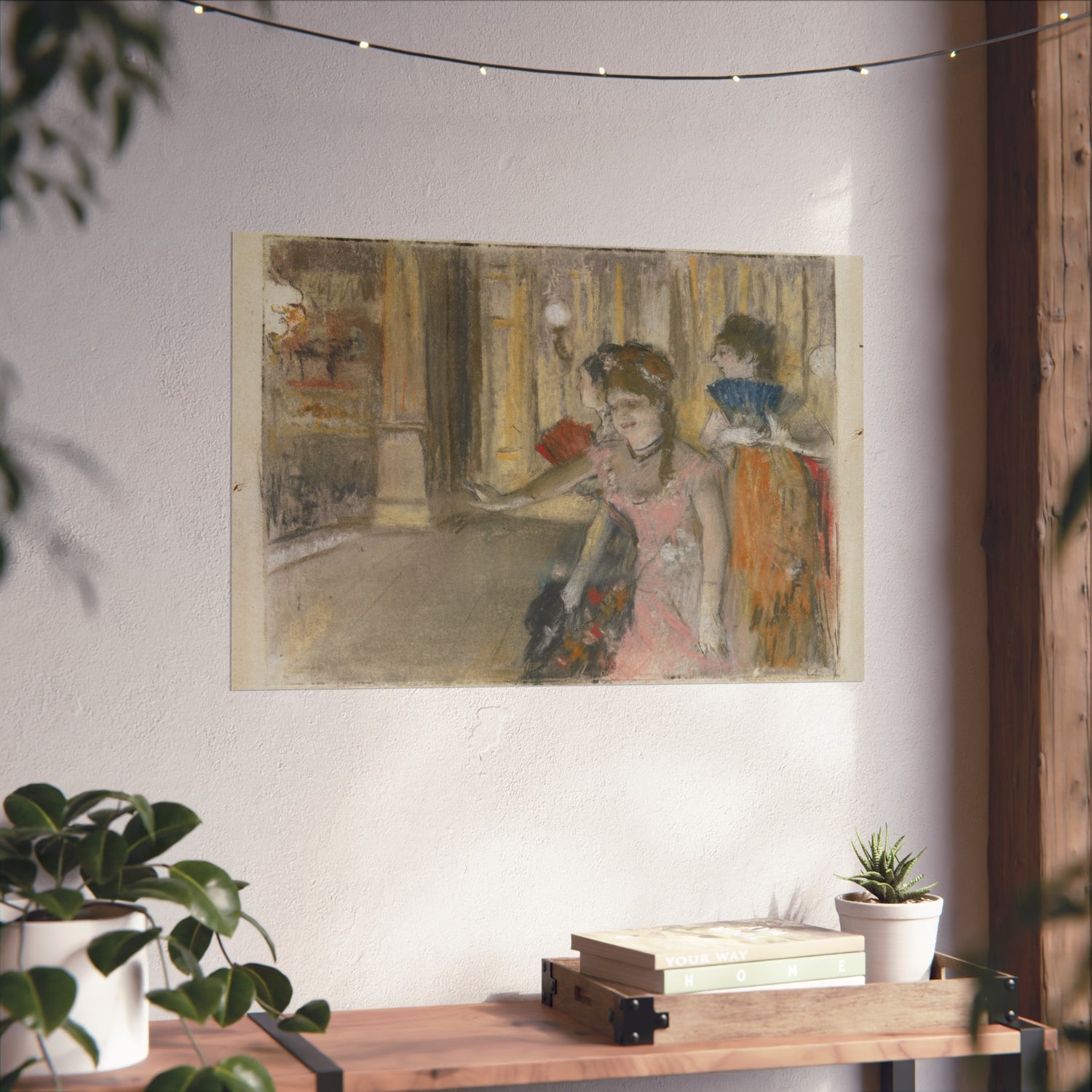 Singers on the Stage - Hilaire Germain Edgar Degas Fine Art Poster