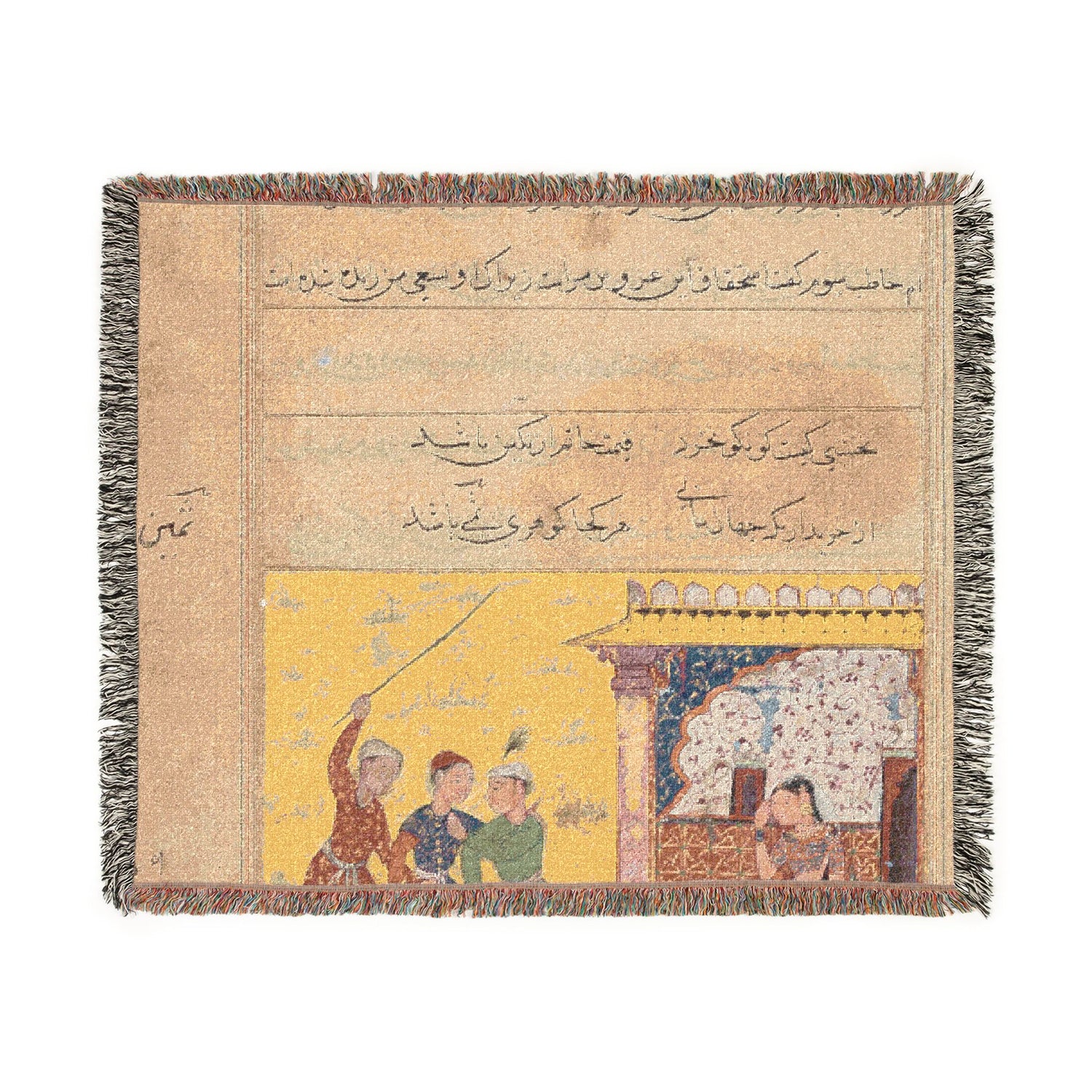 The three suitors again begin to quarrel among themselves for the hand of the devotee’s daughter, from a Tuti-nama (Tales of a Parrot): Twen