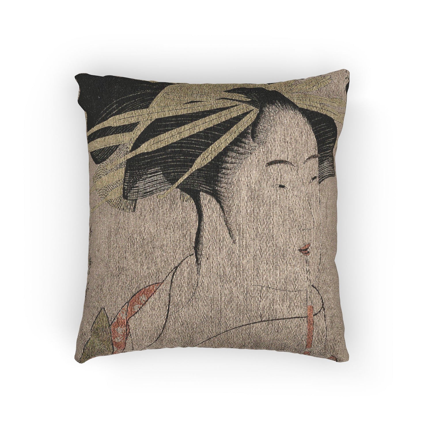 Takigawa of the Ogiya - Kitagawa Utamaro Pillow