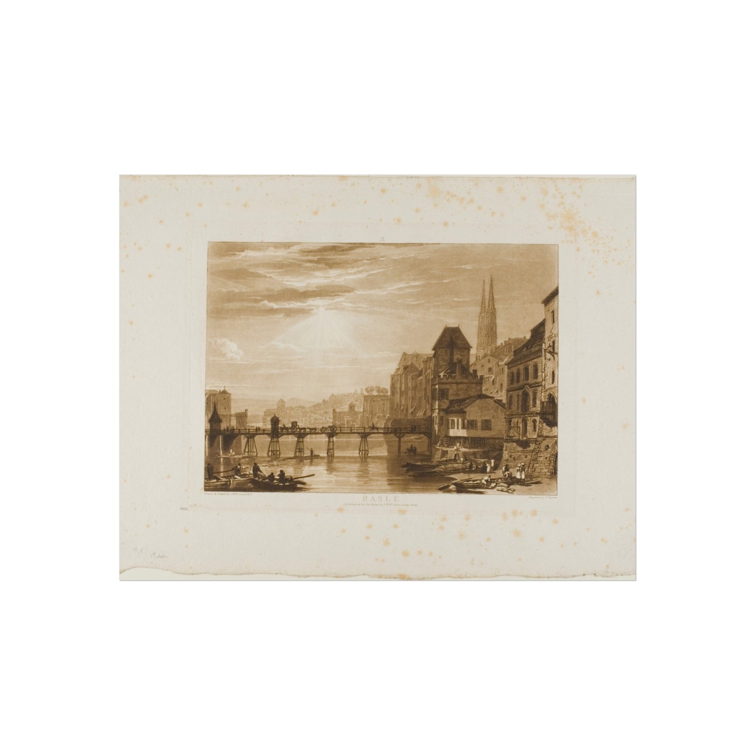Basle - Joseph Mallord William Turner Fine Art Poster