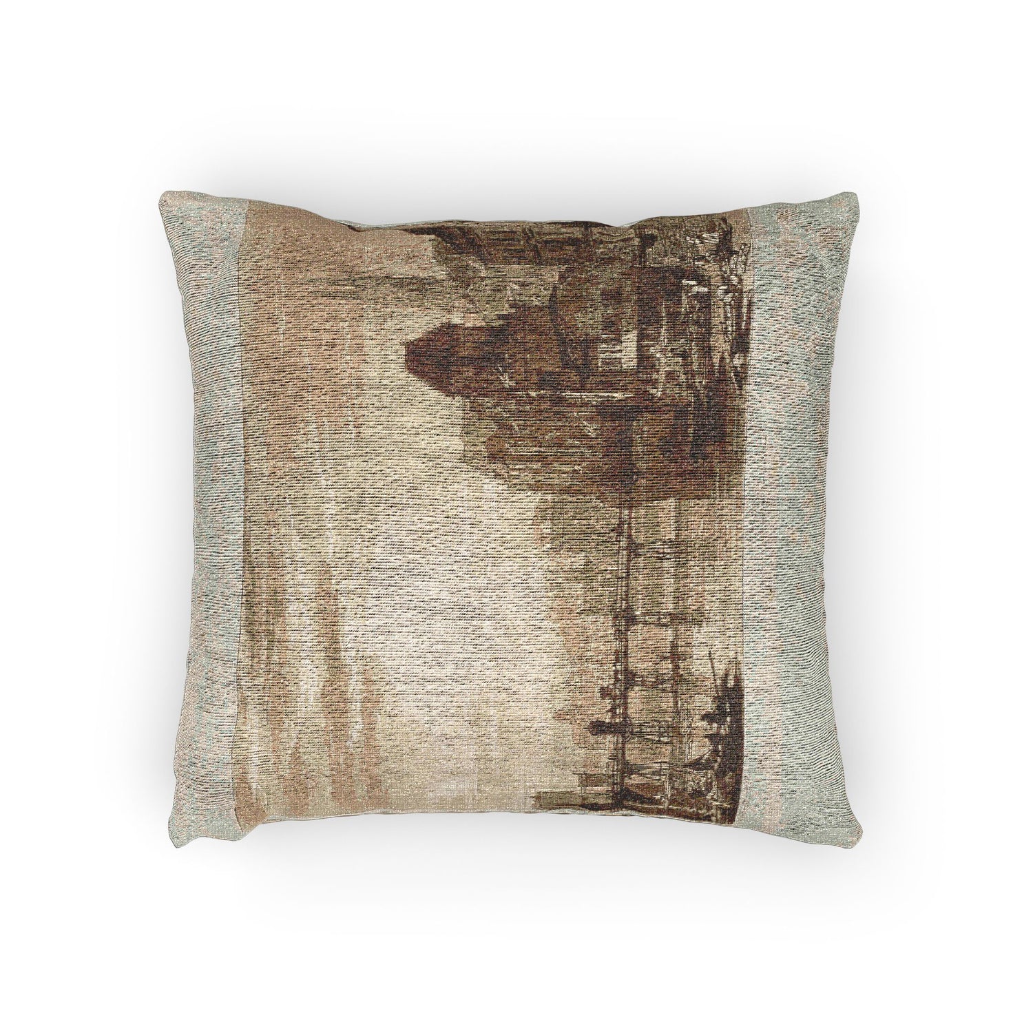 Joseph Mallord William Turner - Basle, plate 5 from Liber Studiorum | Woven Pillow