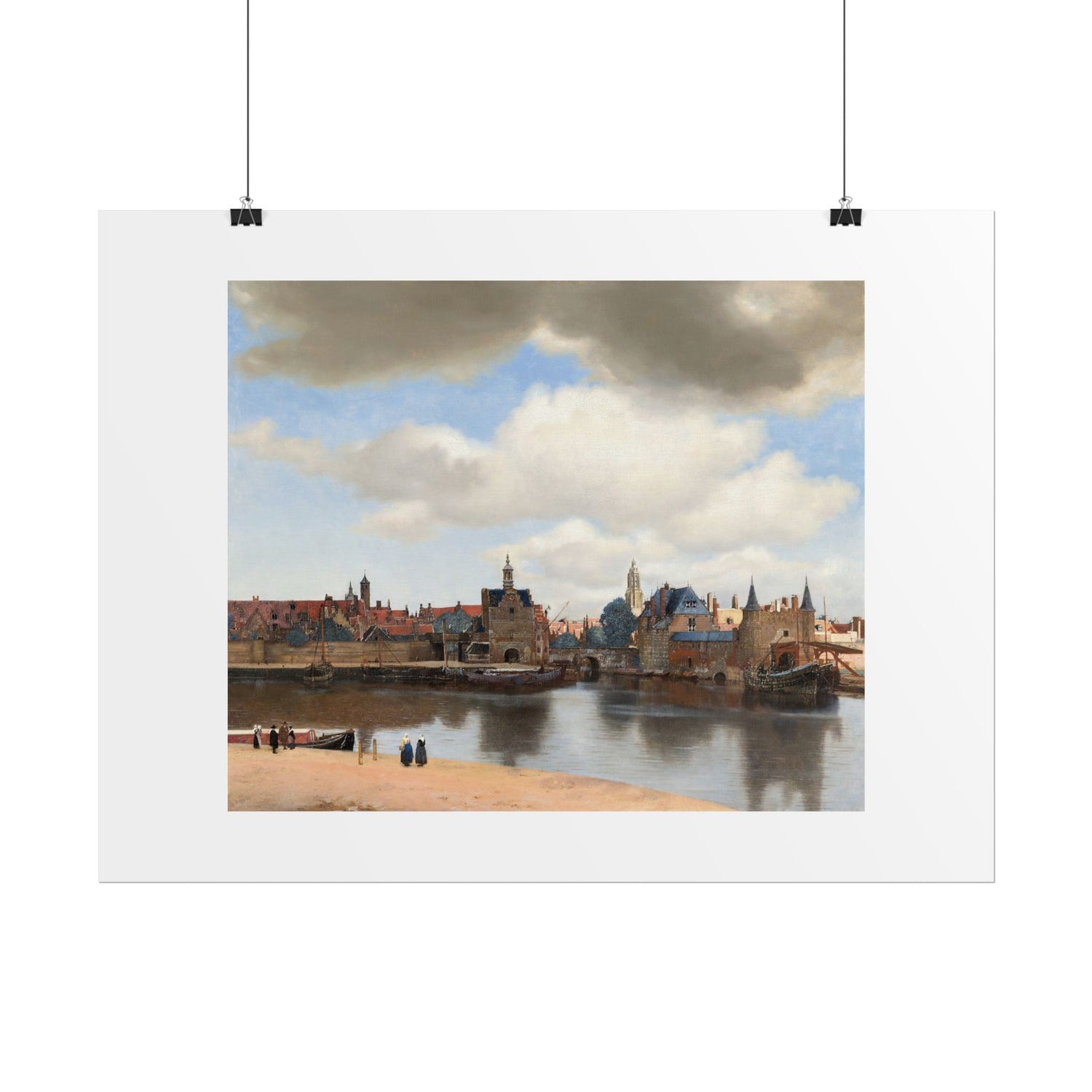 View of Delft by Vermeer — Fine Art Poster