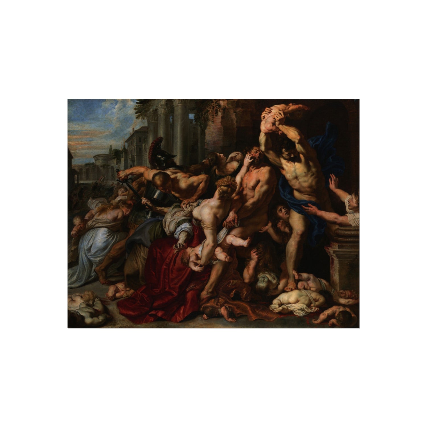 Massacre of the Innocents - Peter Paul Rubens Fine Art Poster