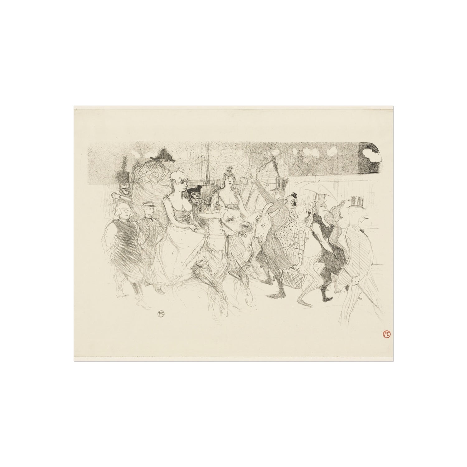 Henri de Toulouse-Lautrec - A Gala Evening at the Moulin Rouge | Fine Art Poster