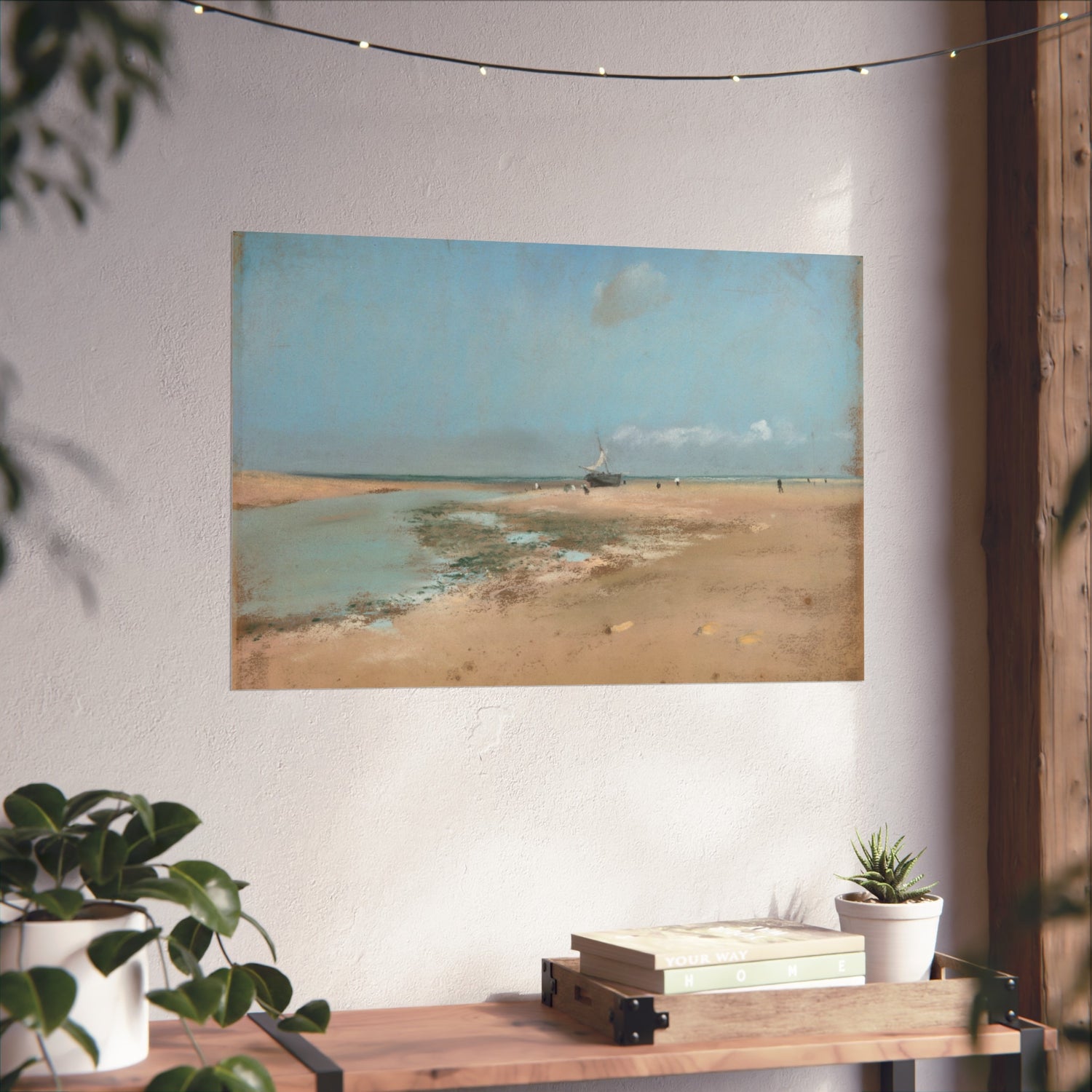 Beach at Low Tide - Hilaire Germain Edgar Degas Fine Art Poster
