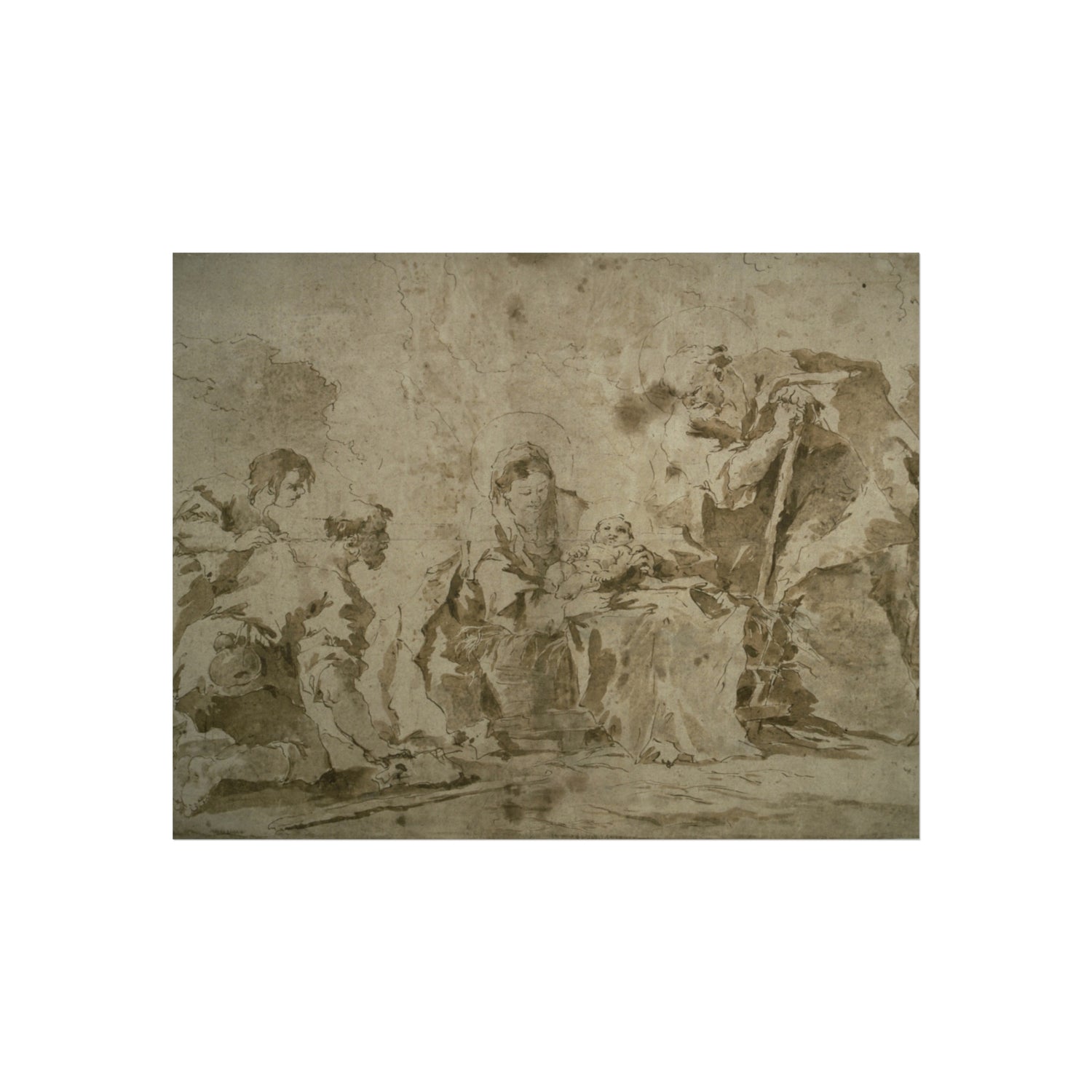 Adoration of the Shepherds - Francesco Guardi Fine Art Poster