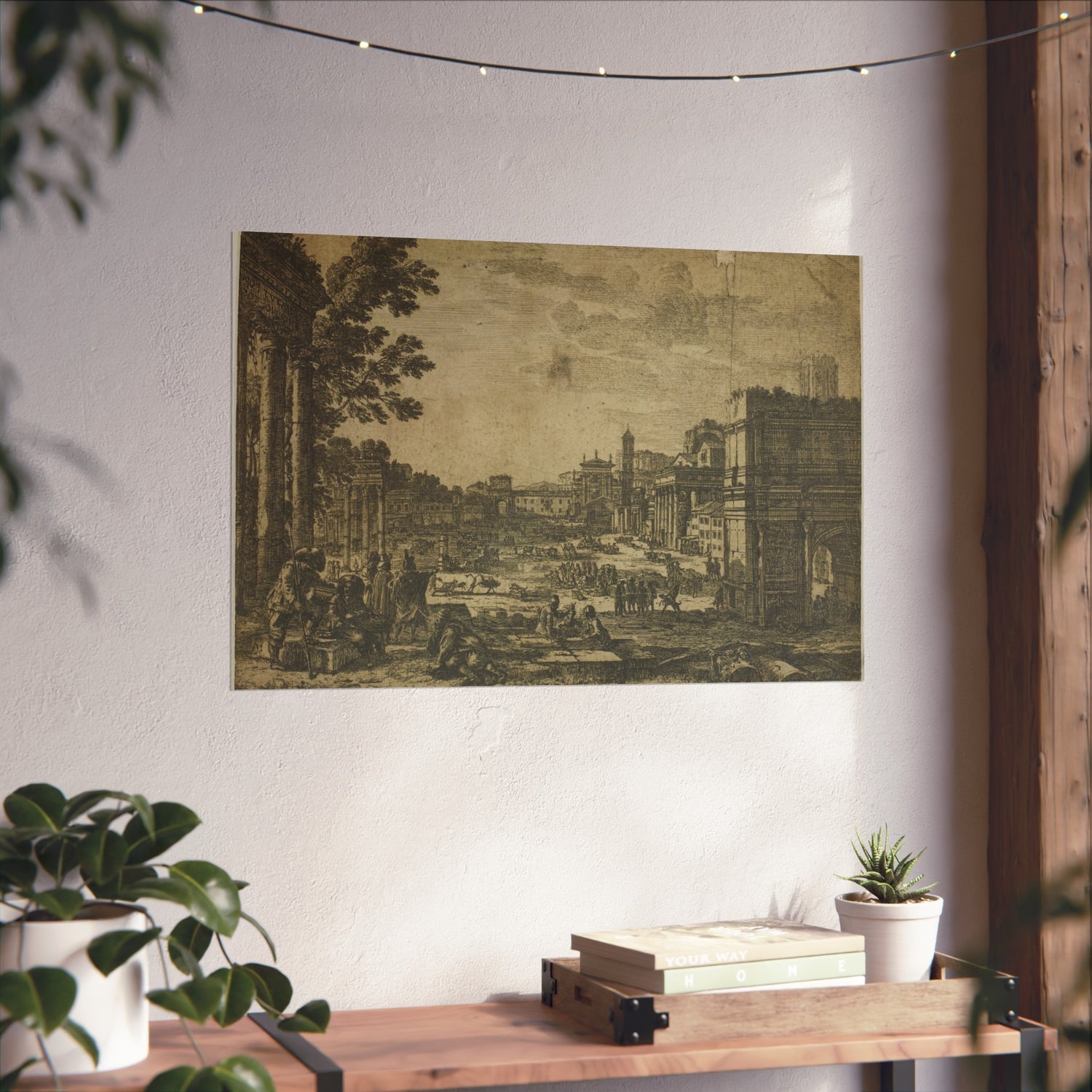 The Roman Forum - Claude Lorrain Fine Art Poster