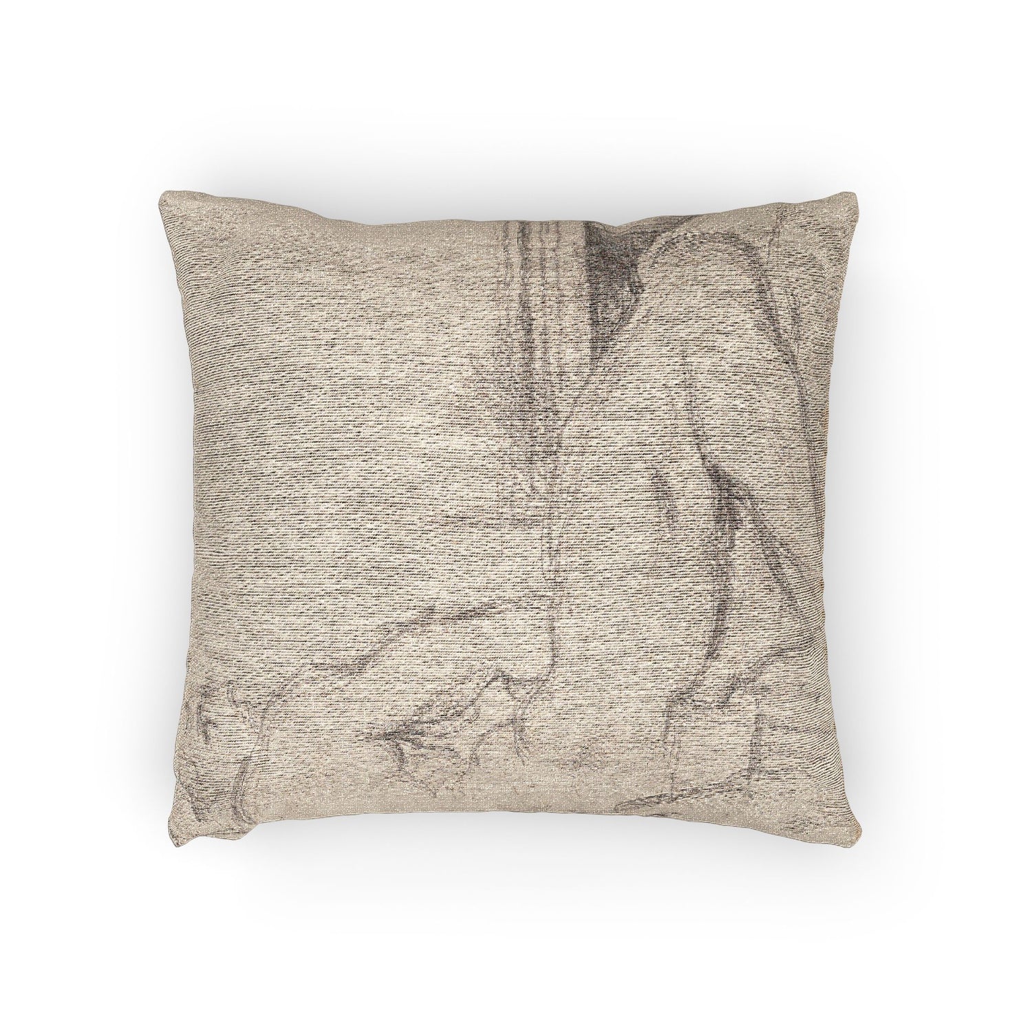 Paul Cezanne - Hercules Resting | Woven Pillow
