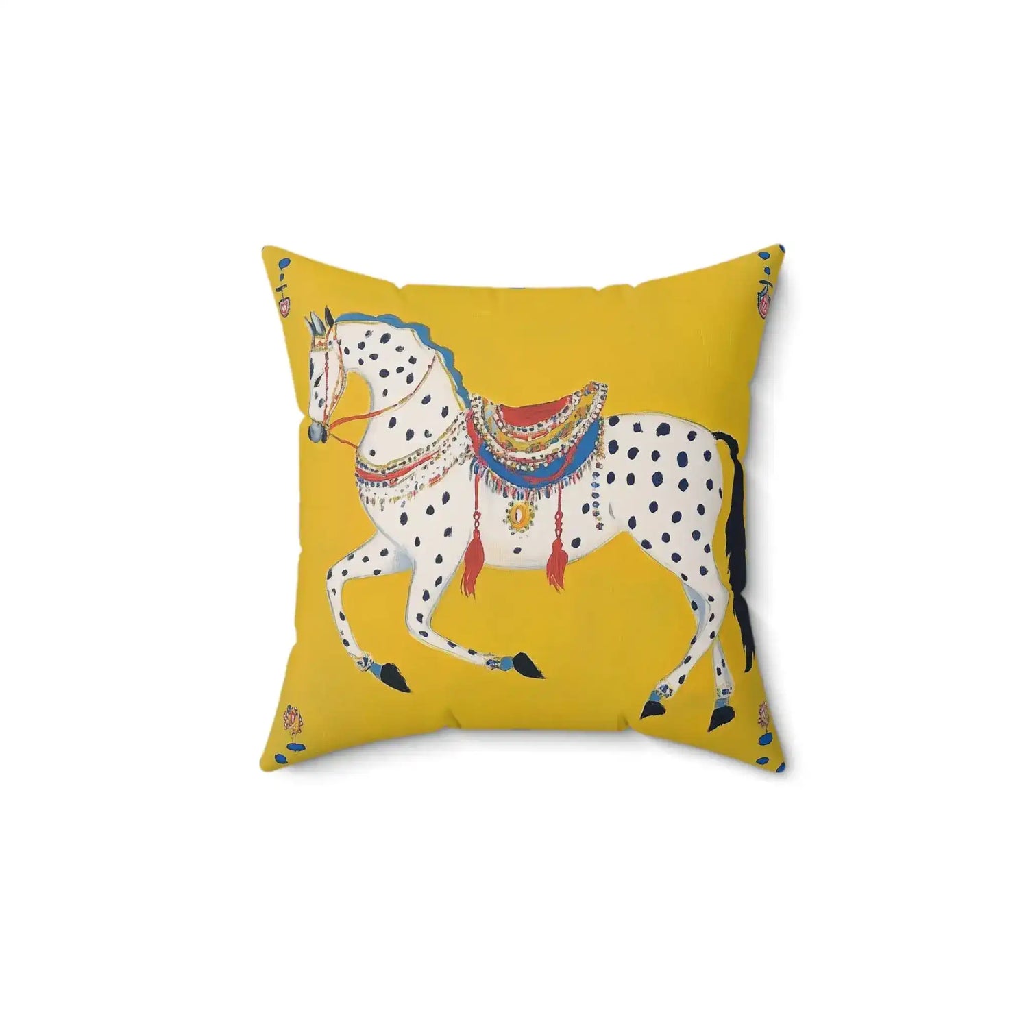 Majestic Dappled Horse Throw Pillow