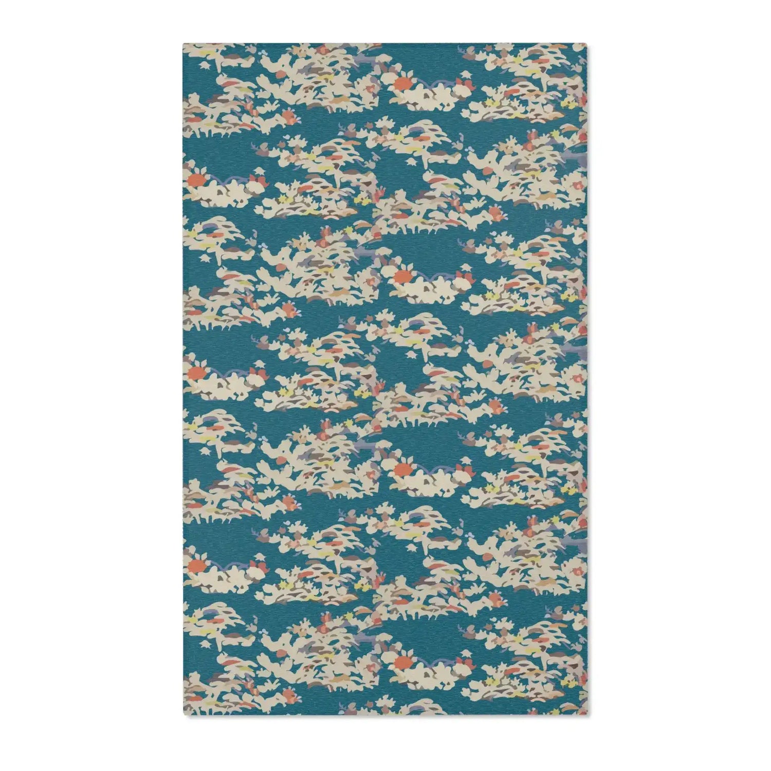 Deep Sea Coral Garden Accent Rug