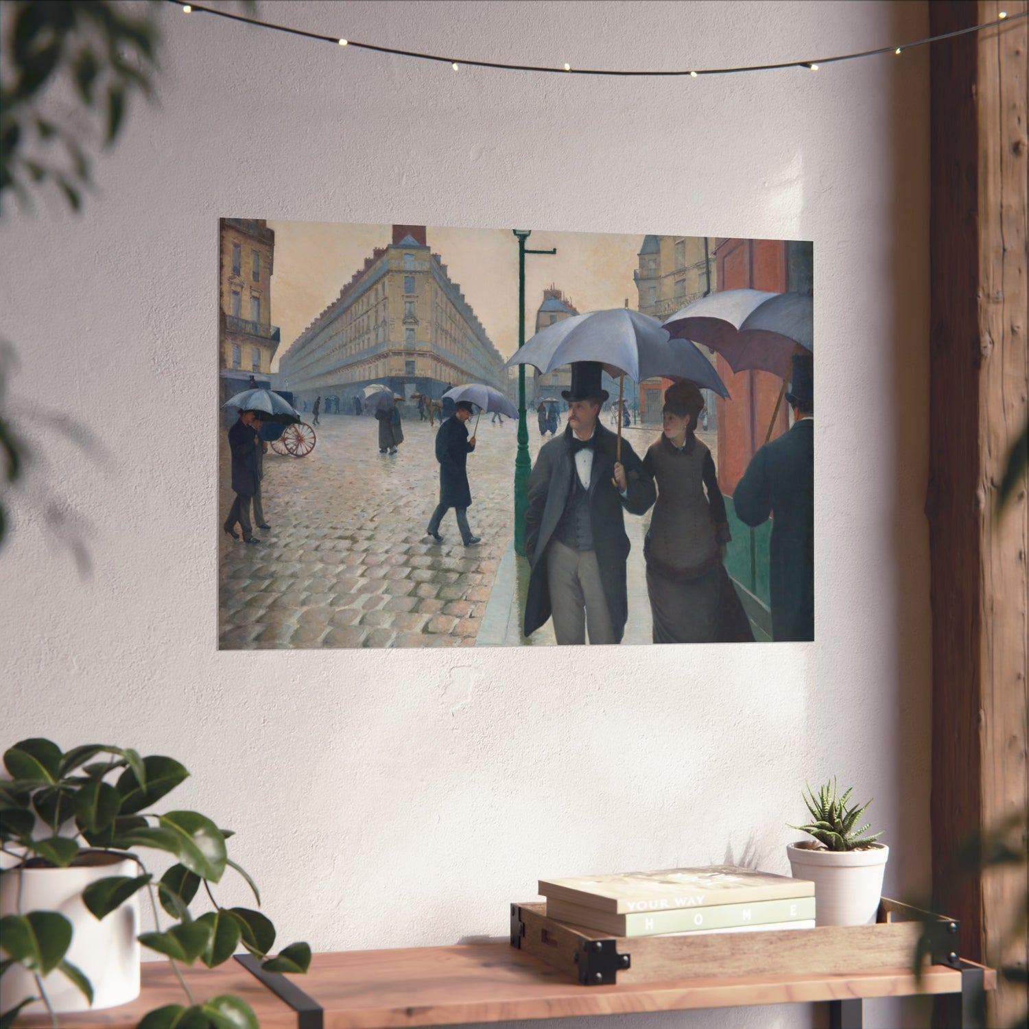 Paris Street; Rainy Day - Gustave Caillebotte Fine Art Poster