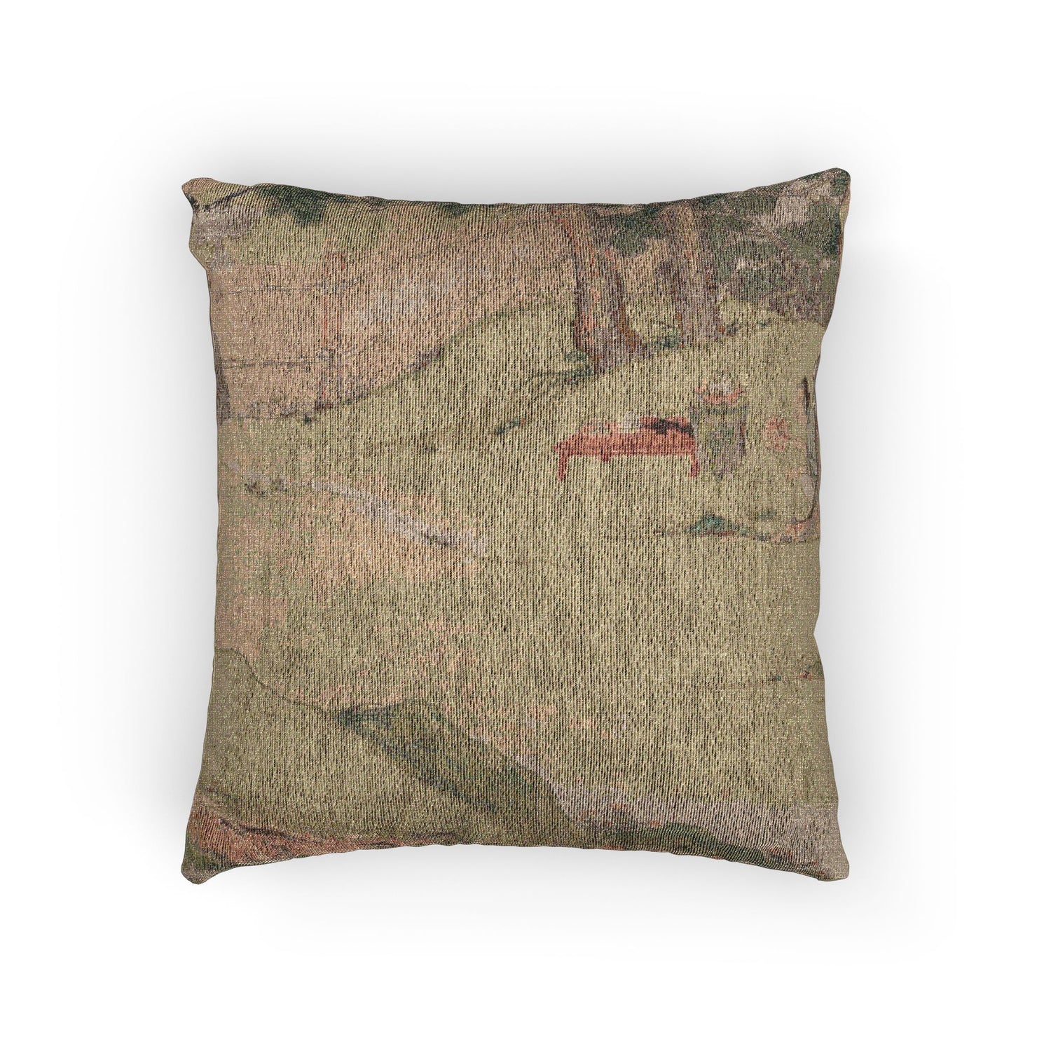 Zhao Mengfu Writing the Heart Sutra Pillow