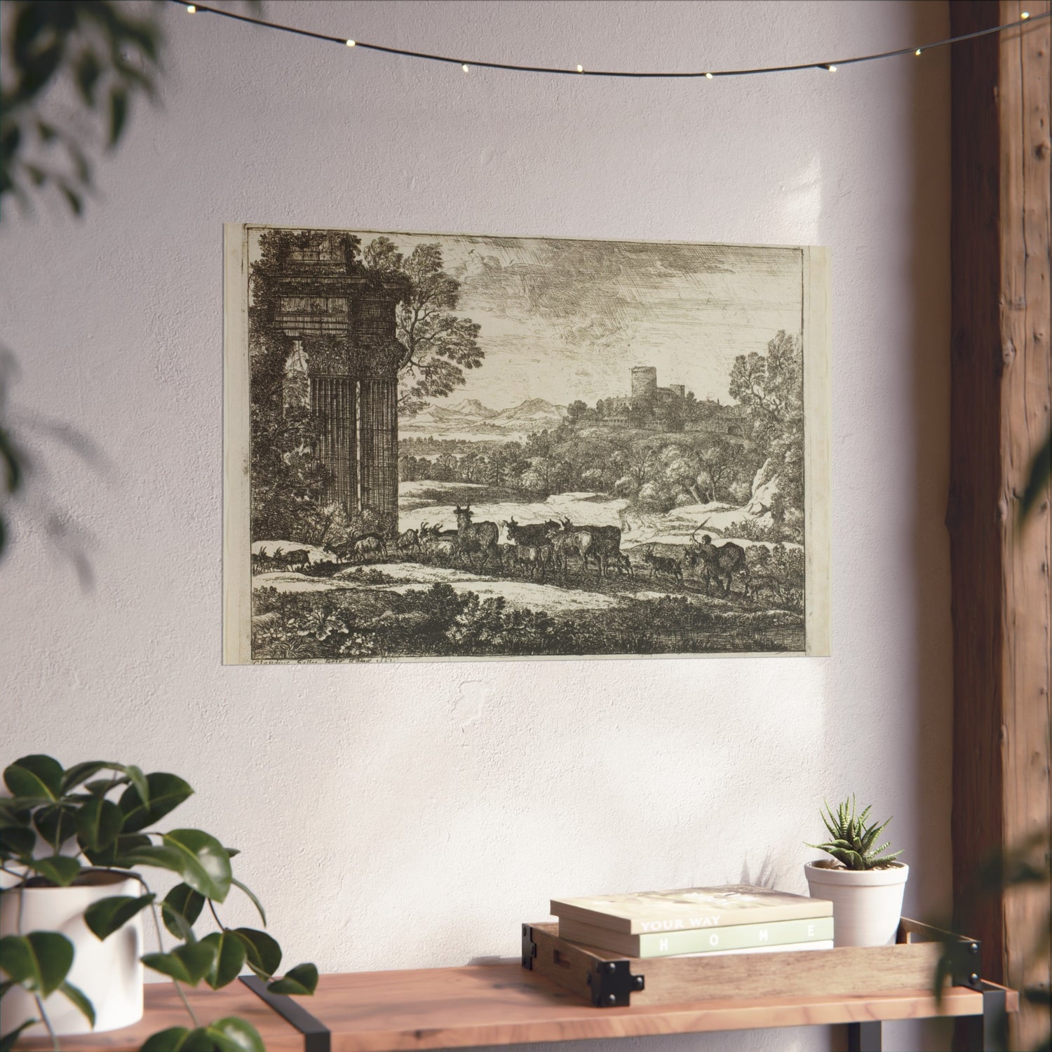 The Herd Returning in Stormy Weather - Claude Lorrain Fine Art Poster