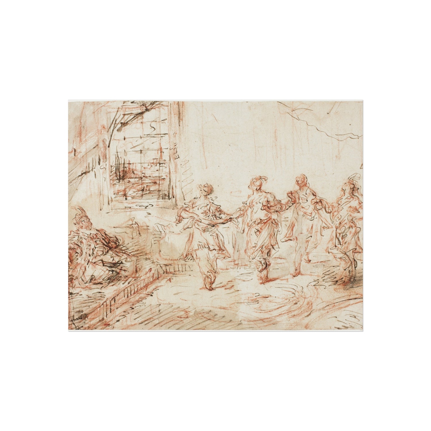 Harem Scene - Francesco Guardi Fine Art Poster