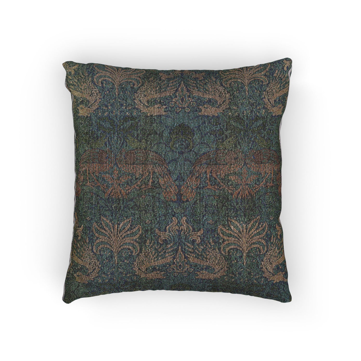 Almohada de Pavo Real y Dragón