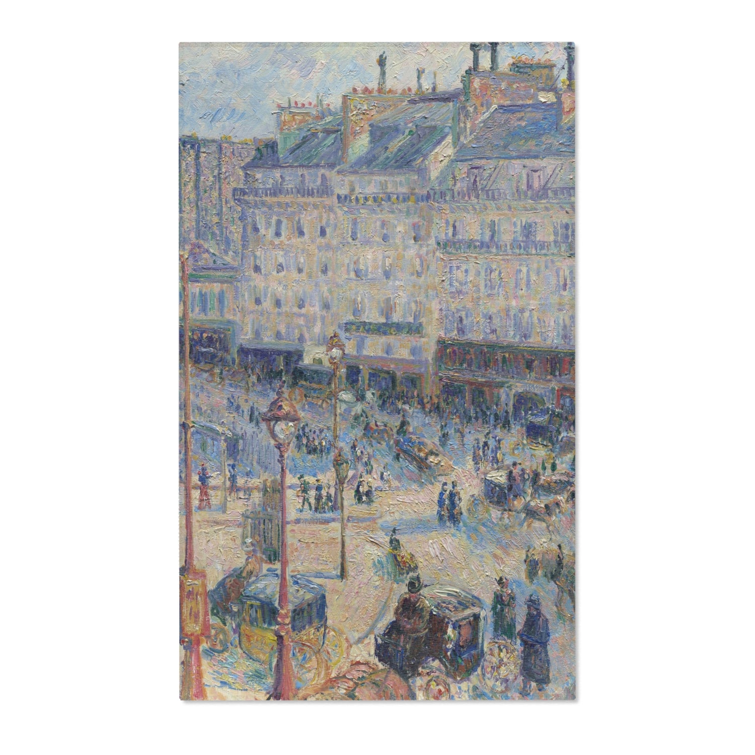 The Place du Havre, Paris - Camille Pissarro Area Rug