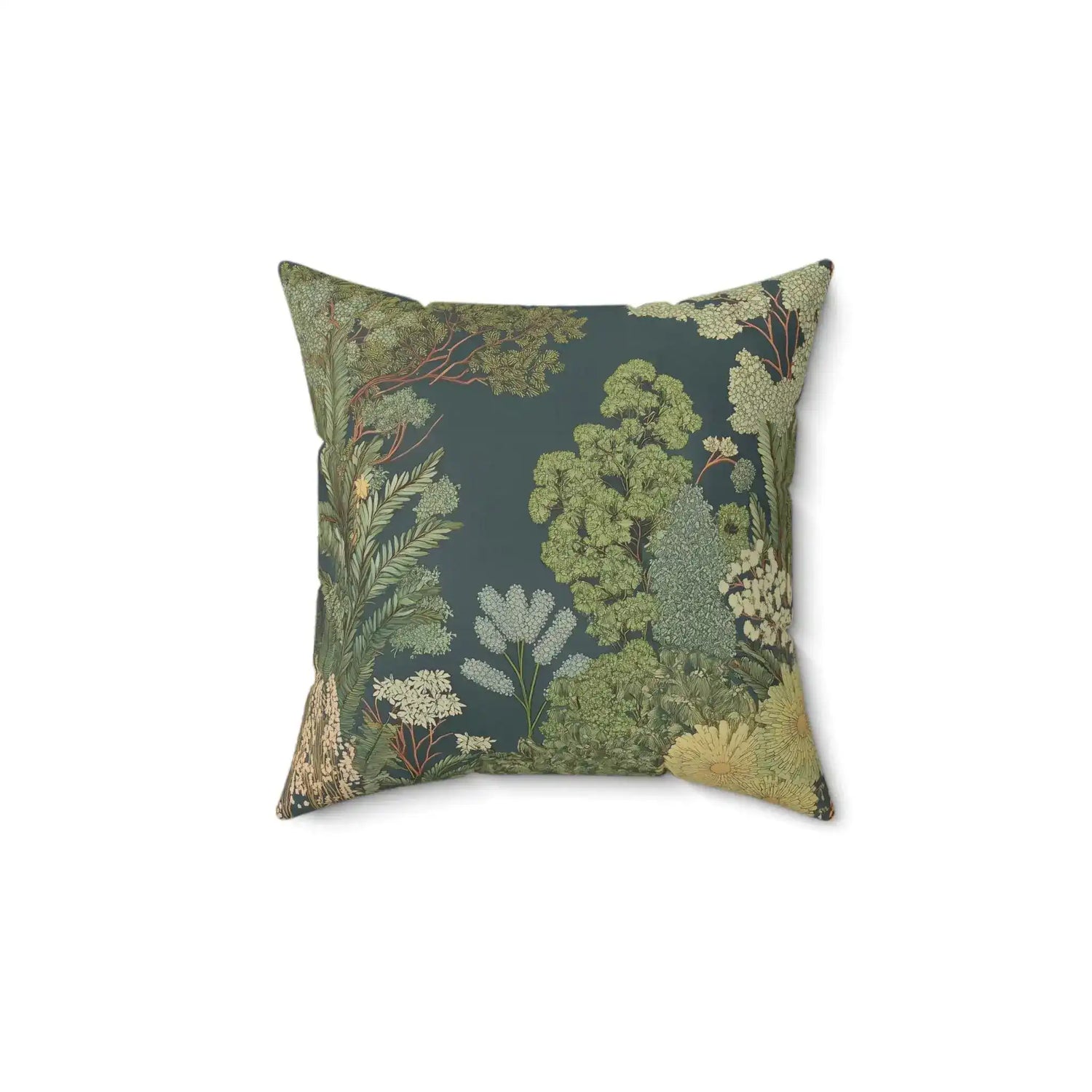 Twilight Garden Botanica Throw Pillow