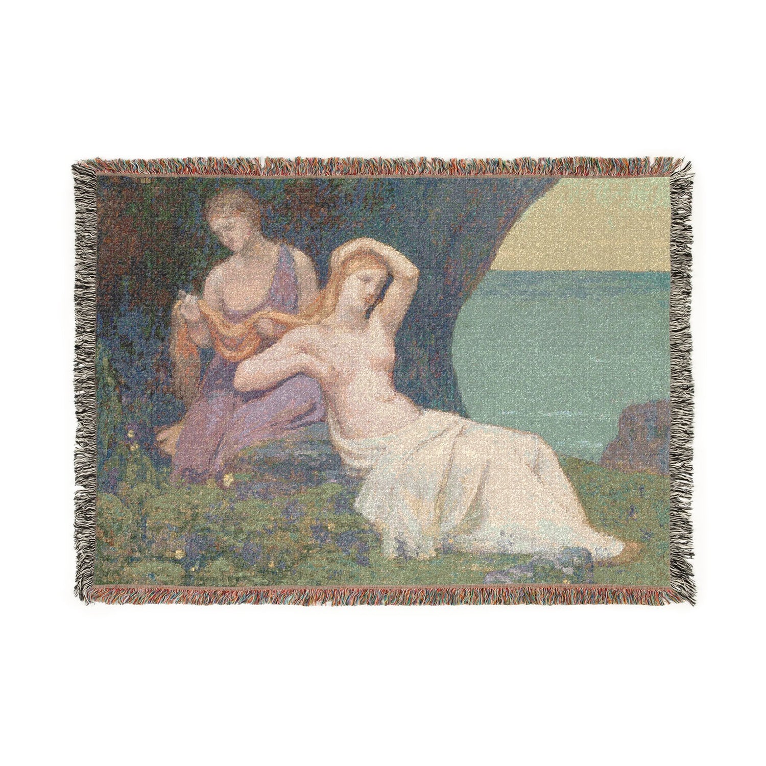 In the Heather - Pierre Puvis de Chavannes Tapestry Blanket