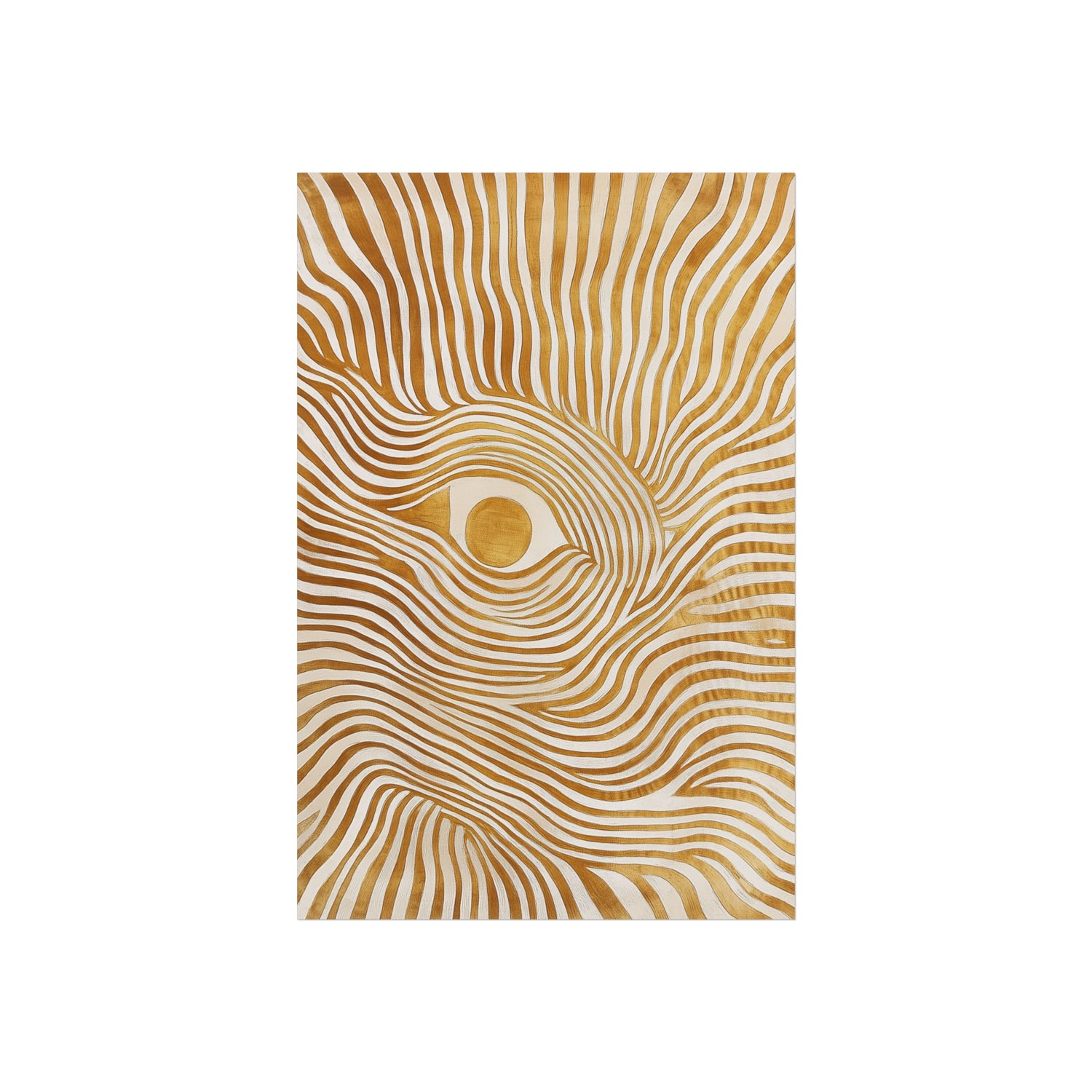 Golden Gaze Fine Art Poster