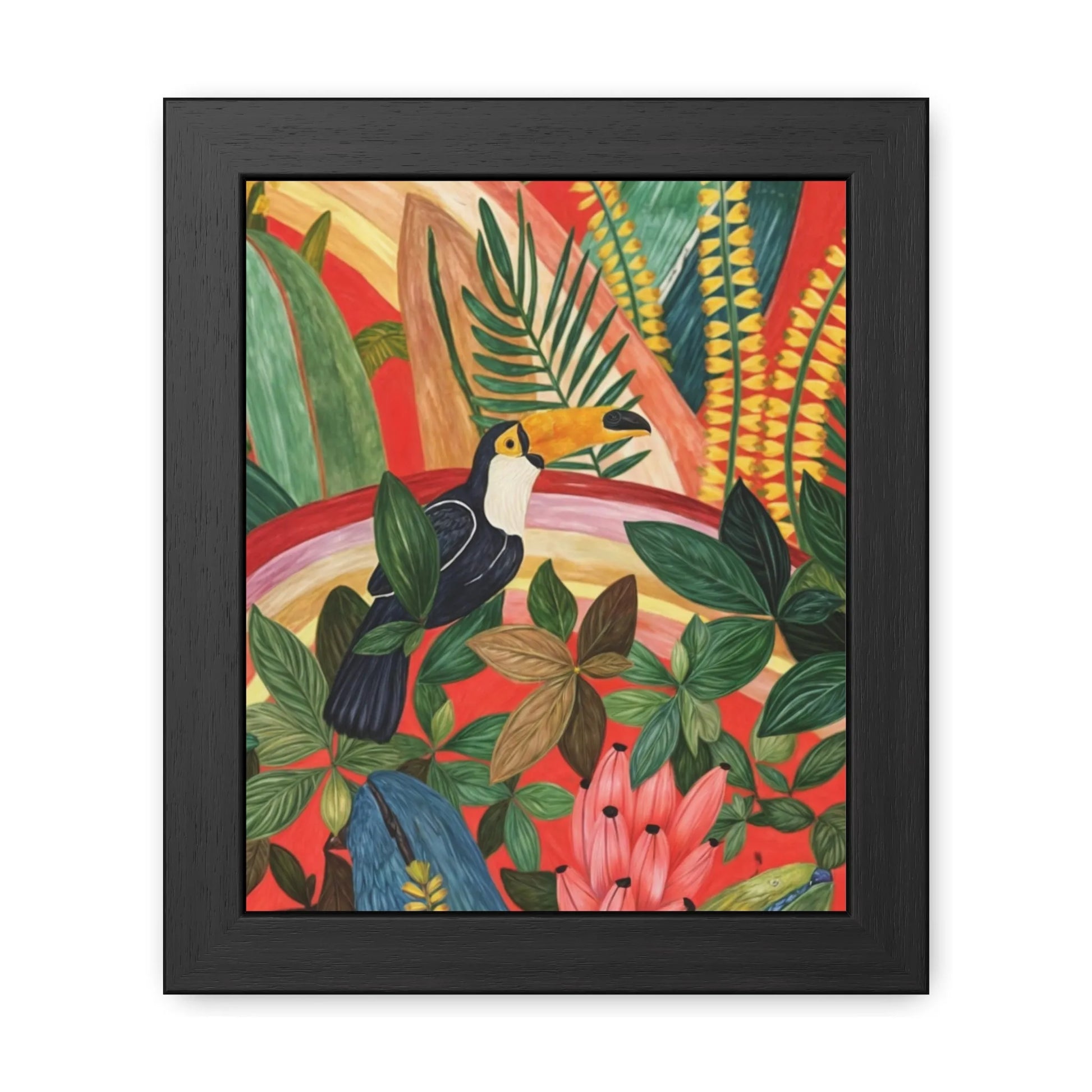 Rainforest Radiance Poster Wall Art 9″ x 11″ (Vertical) Semi Glossy