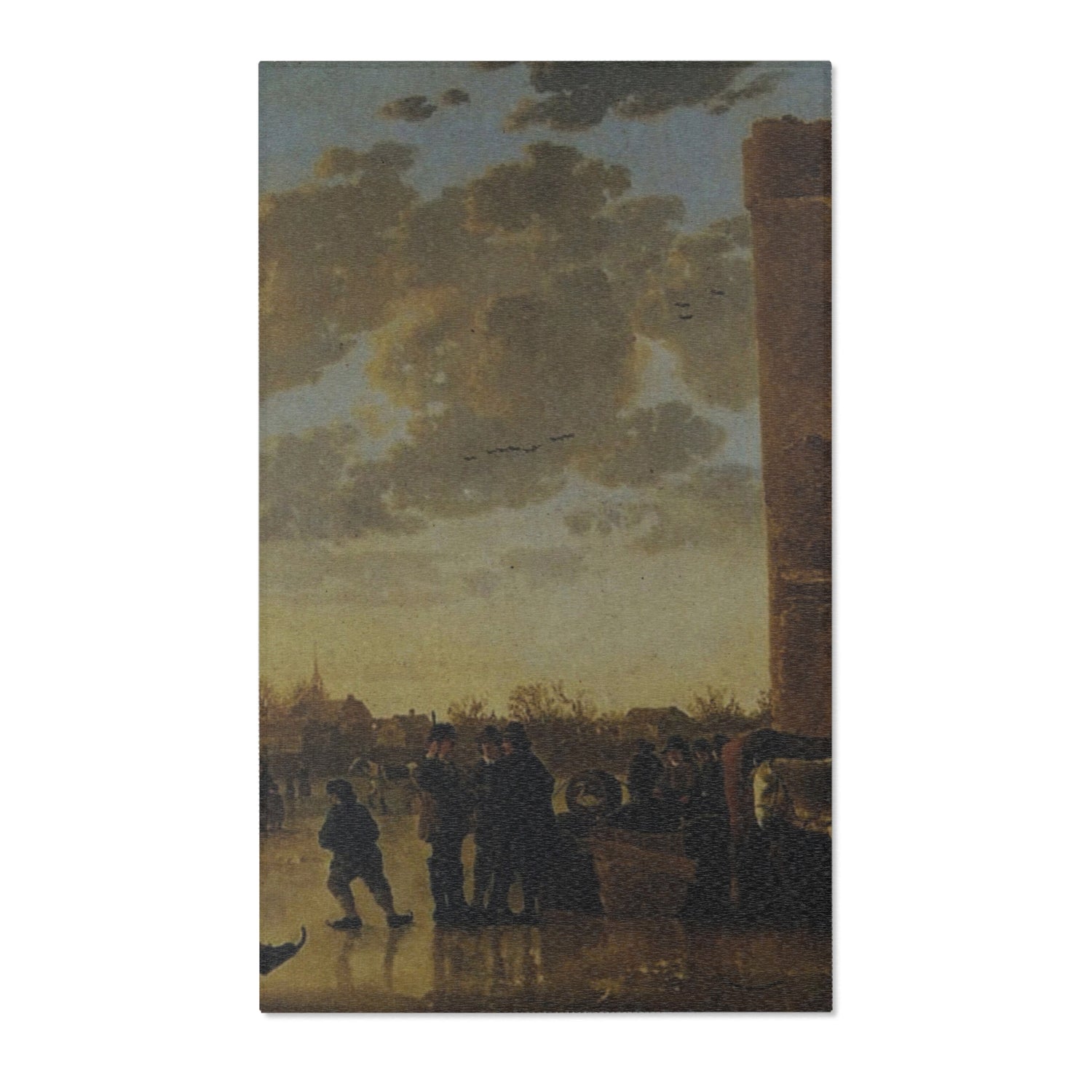 Ruins of Huis te Merwede - Aelbert Cuyp Area Rug