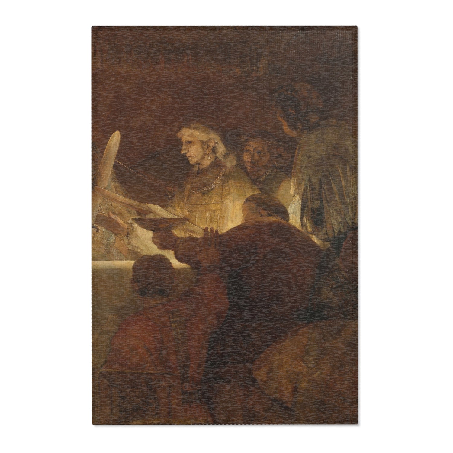 The Conspiracy of Claudius Civilis - Rembrandt van Rijn Area Rug