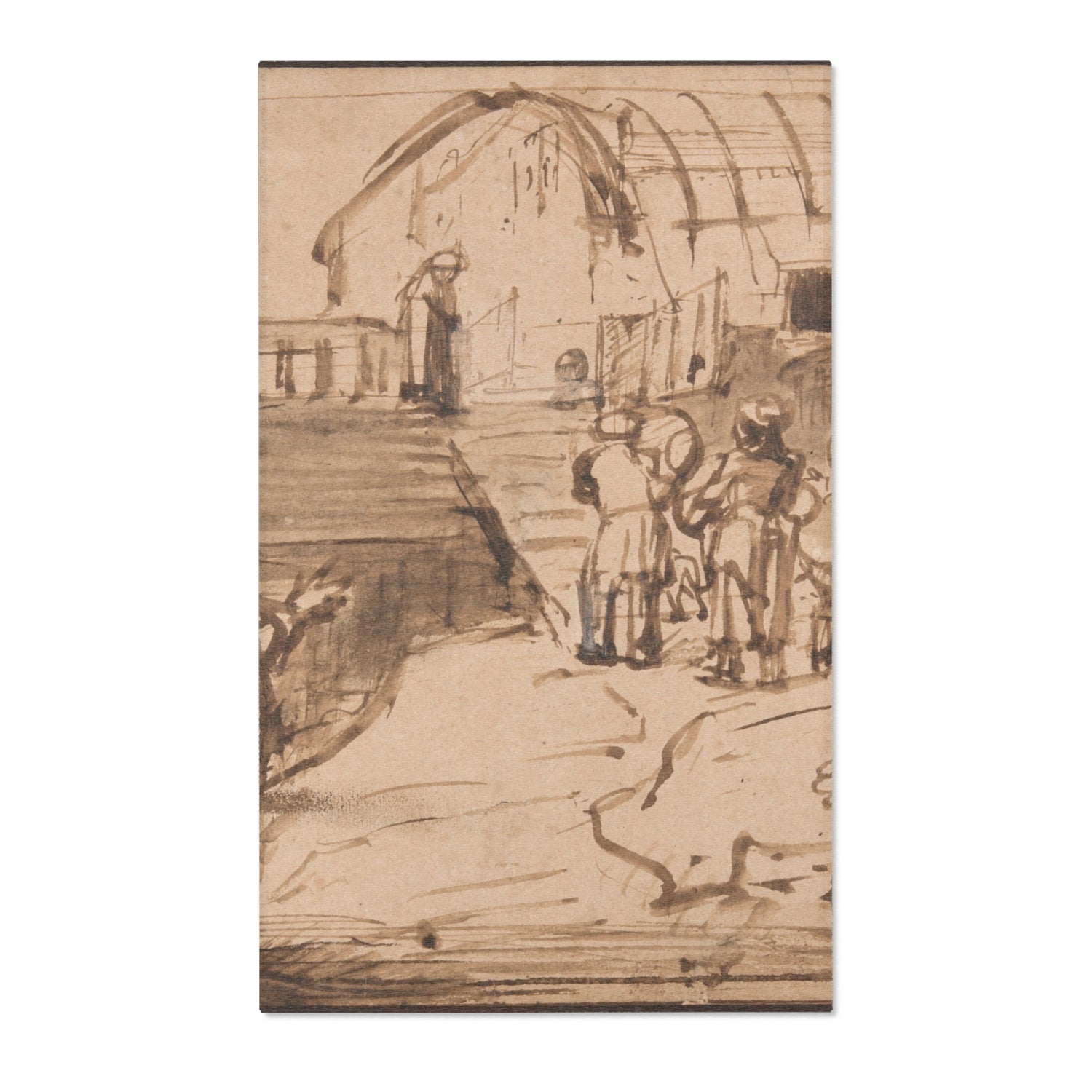 Noah's Ark - Rembrandt van Rijn Area Rug