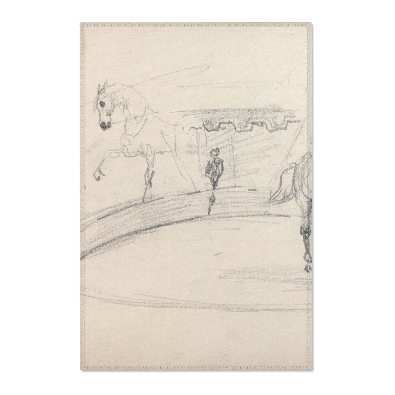 Sketchbook - Henri de Toulouse-Lautrec Area Rug