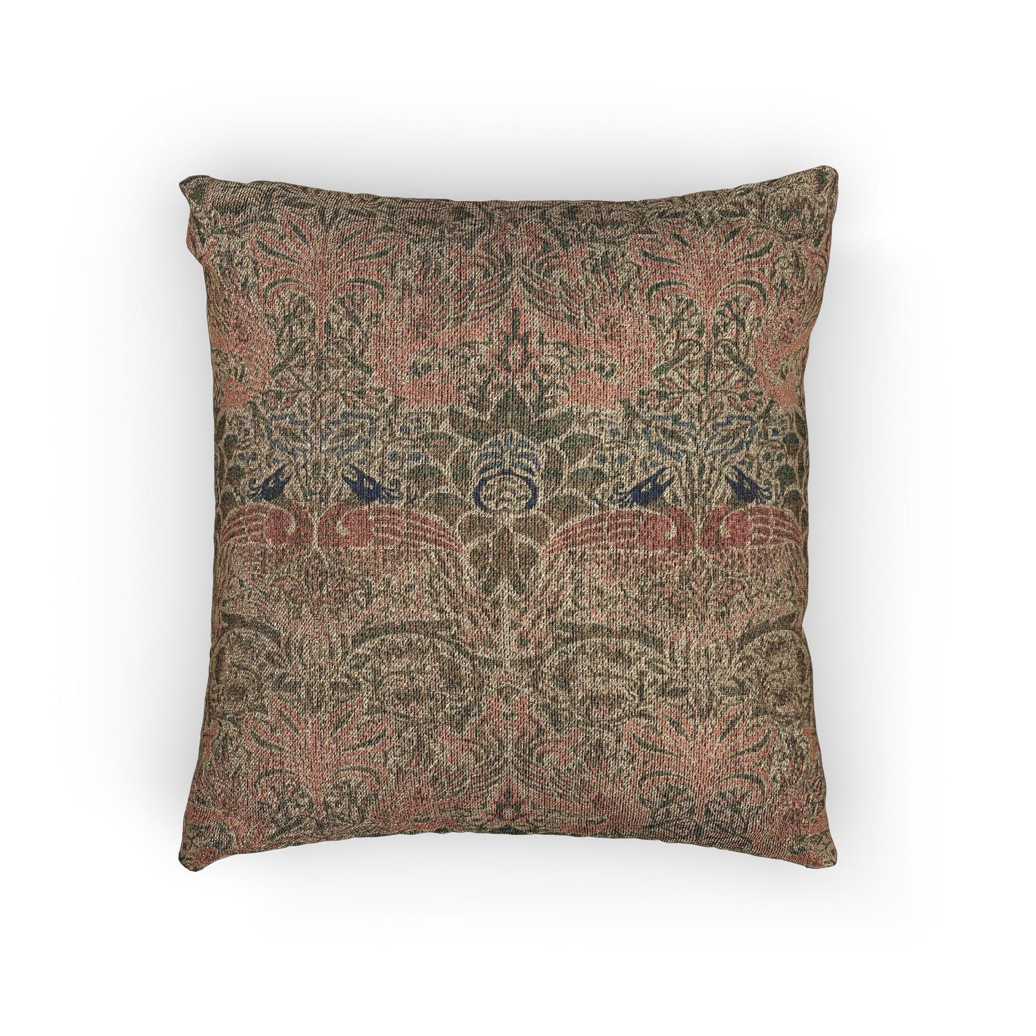 Peacock and Dragon - William Morris Pillow