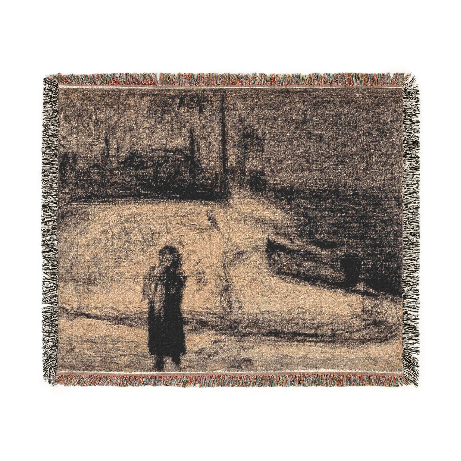 The Zone - Georges Seurat Tapestry Blanket