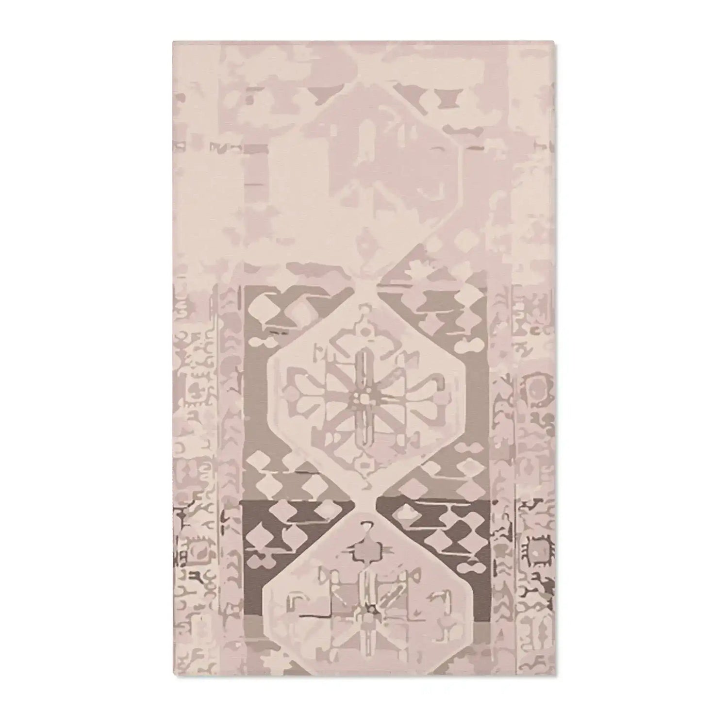 Faded Vintage Medallion Accent Rug