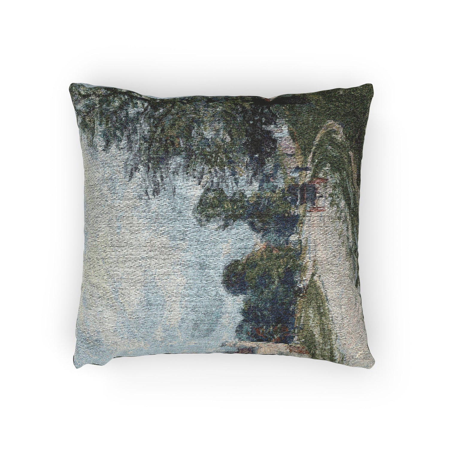 Alfred Sisley - A Turn in the Road | Woven Pillow
