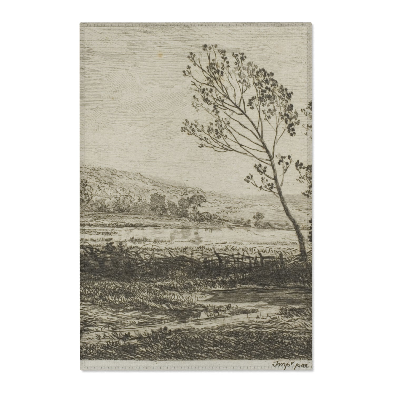 Autumn - Charles François Daubigny Area Rug