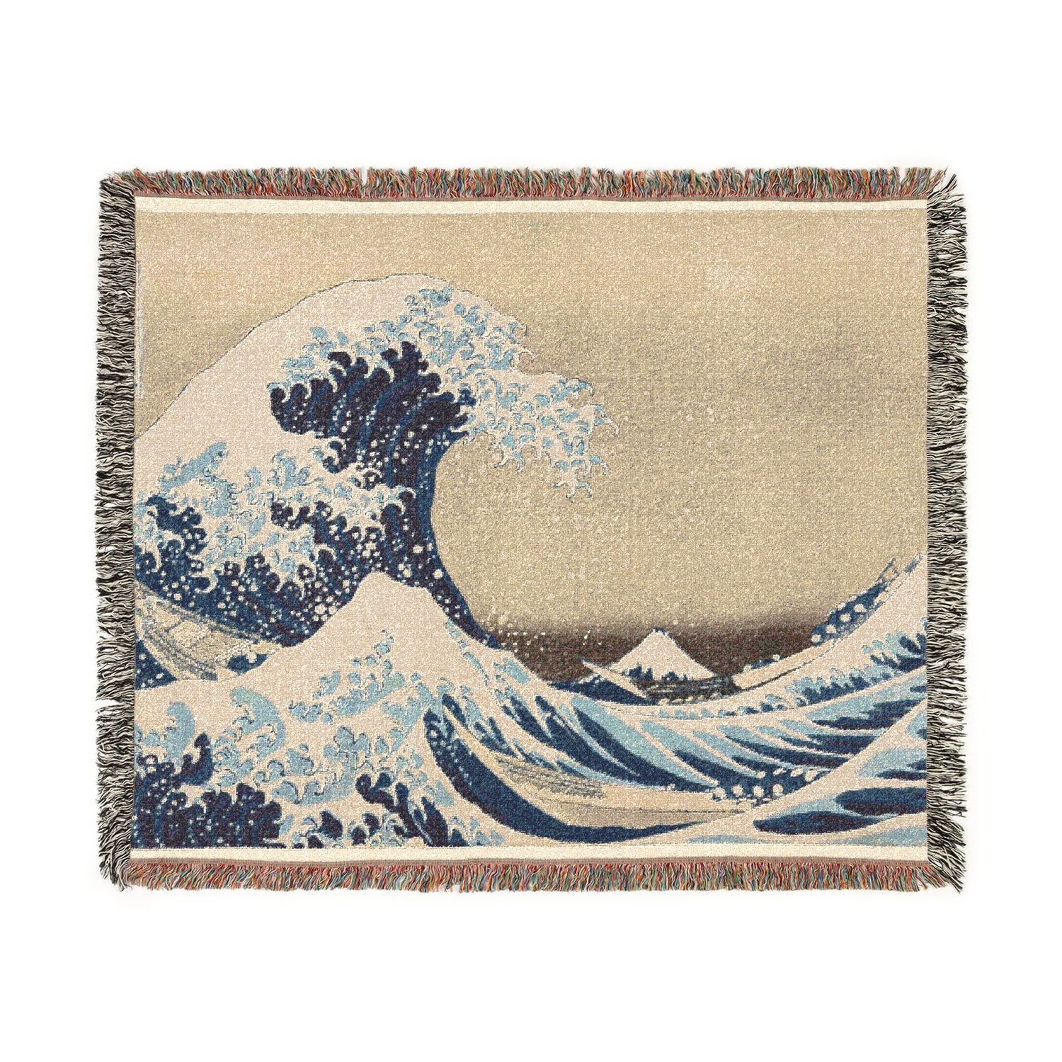 The Great Wave off Kanagawa - Katsushika Hokusai Tapestry Blanket