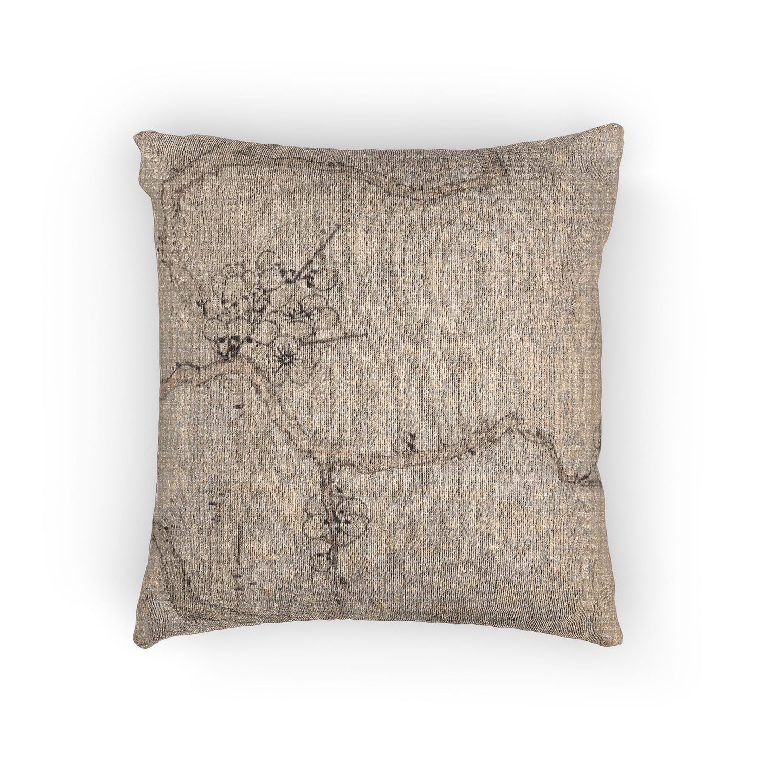 051_prunus-and-bamboo | Woven Pillow - MAIA HOMES