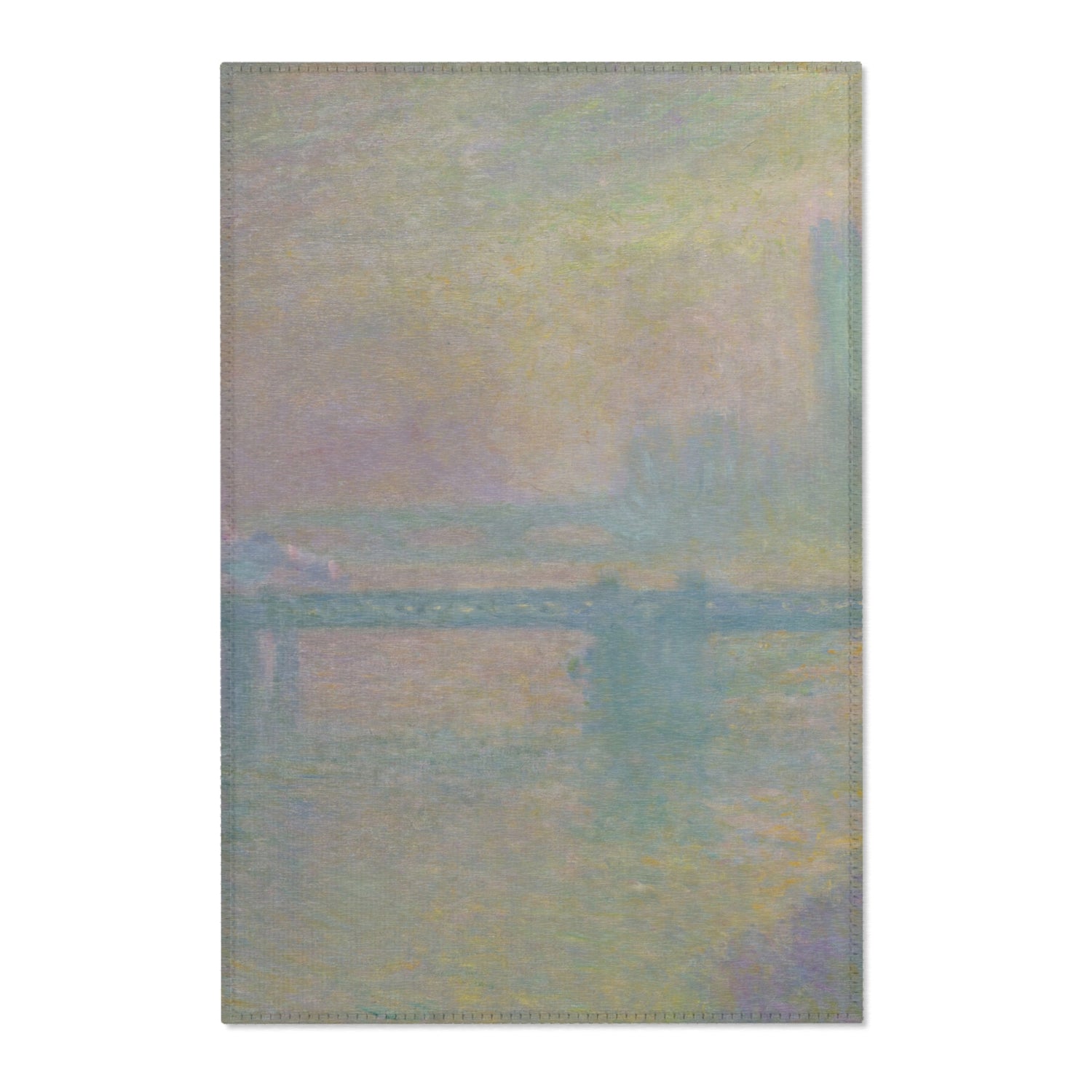 Charing Cross Bridge, London - Claude Monet Area Rug