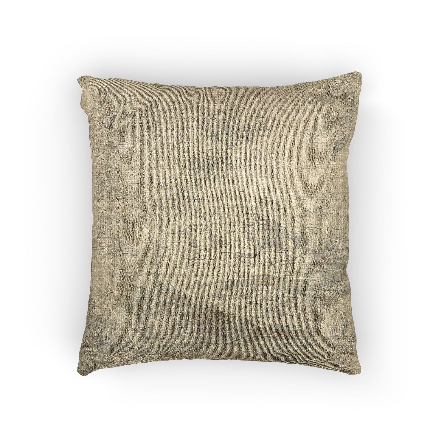 Follower of Nicolas Poussin - Italianate Landscape with Buildings | Woven Pillow