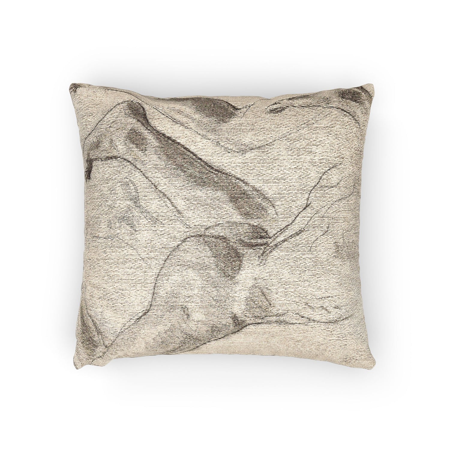 John Singer Sargent - Sketches of Legs and Feet | Woven Pillow