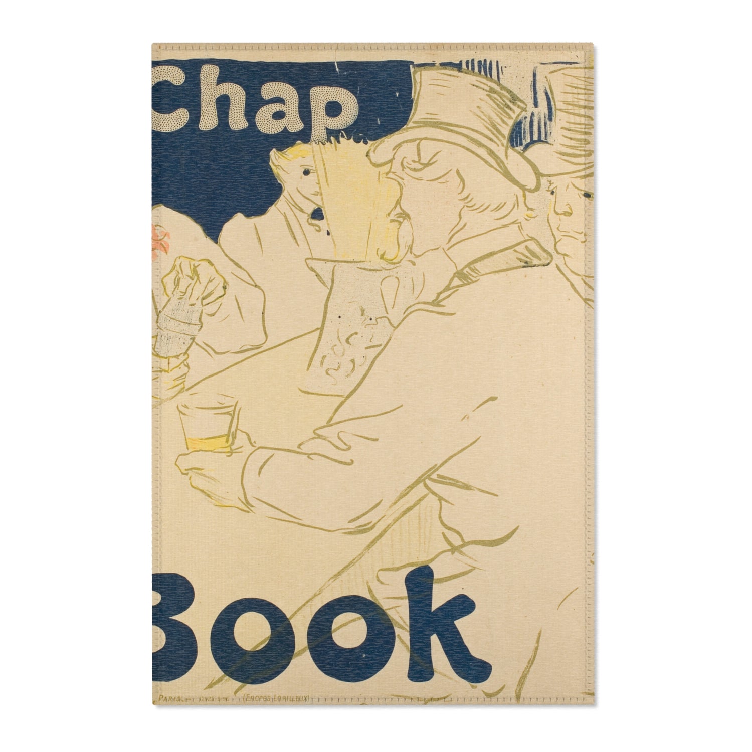 Irish and American Bar, Rue Royale - Henri de Toulouse-Lautrec Area Rug