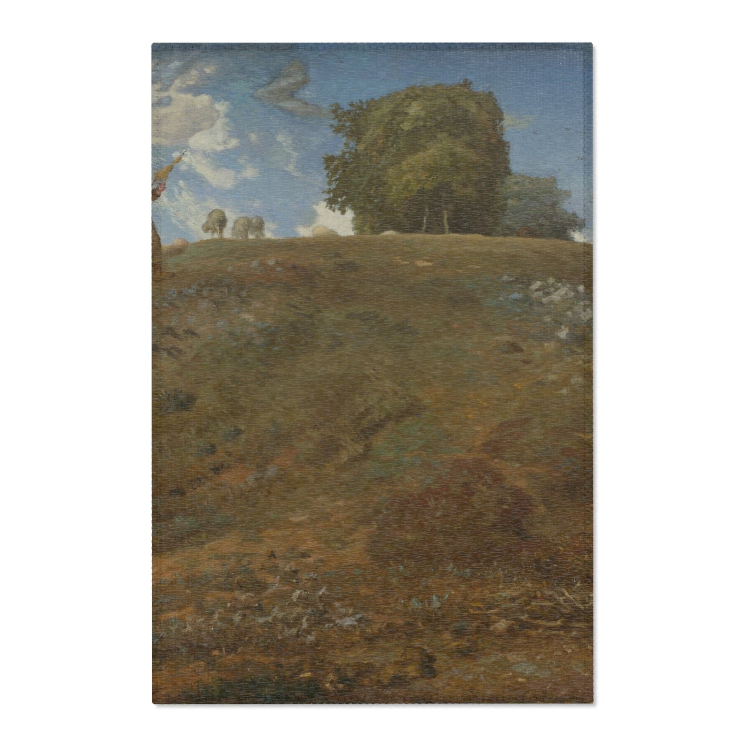 In the Auvergne - Jean François Millet Area Rug