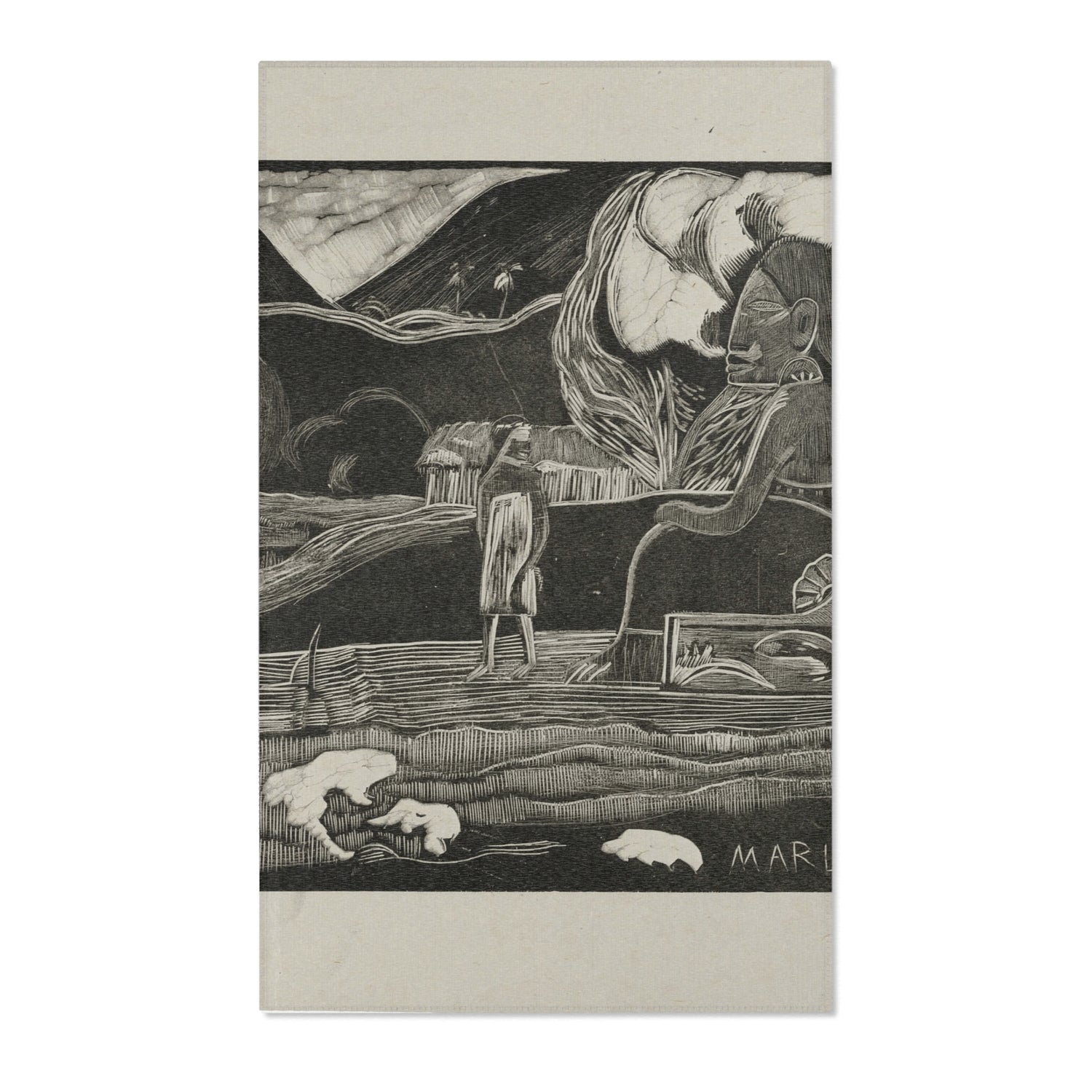 Offerings of Gratitude - Paul Gauguin Area Rug