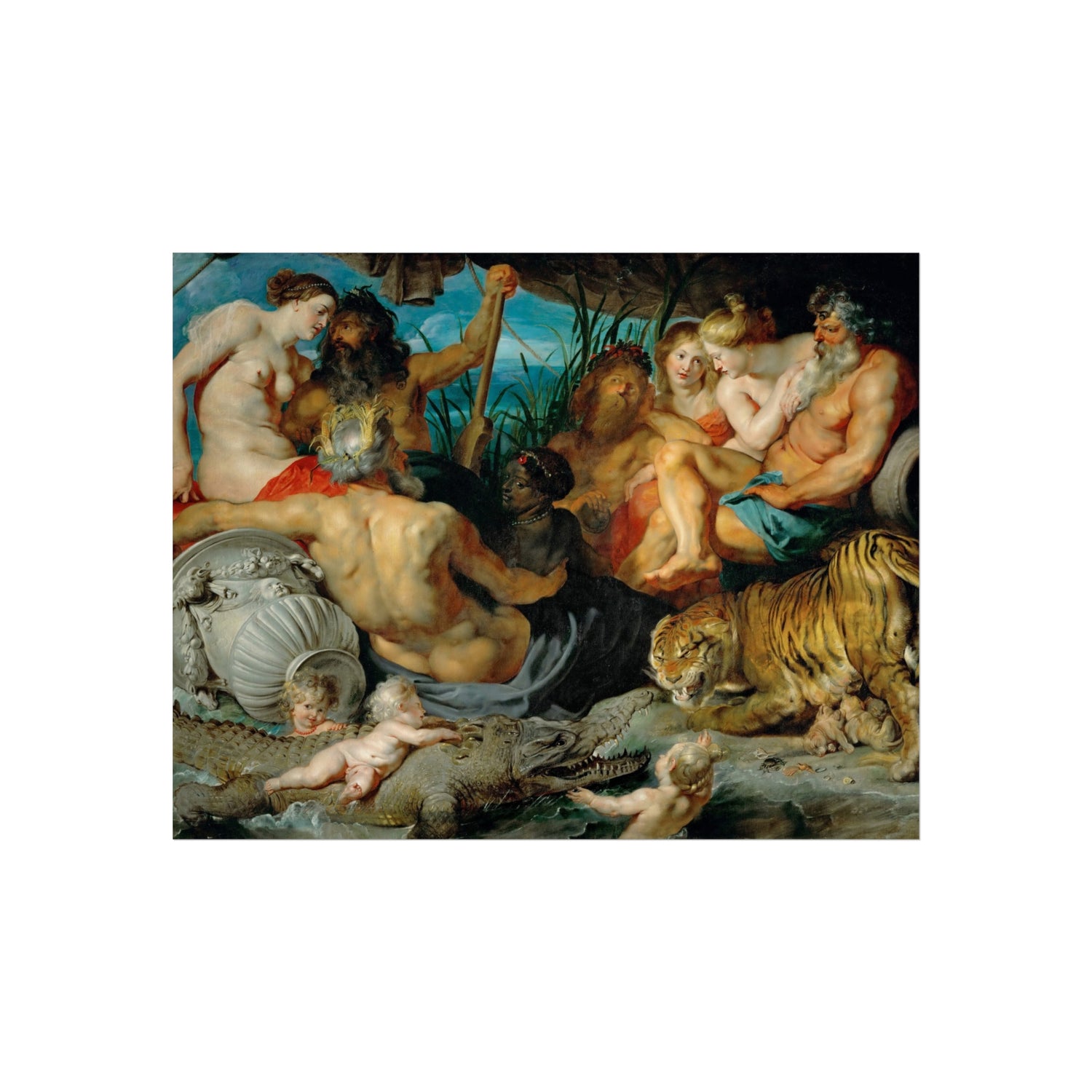 The Four Continents - Peter Paul Rubens Fine Art Poster